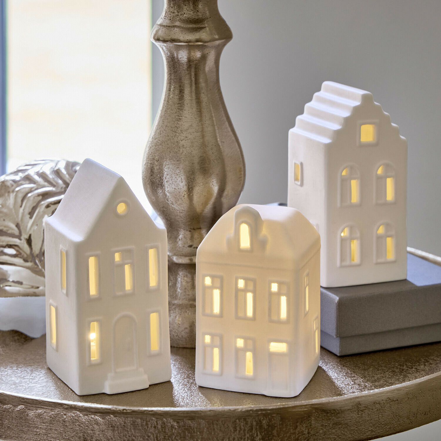 LED-Haus 3er Set Sjöhem