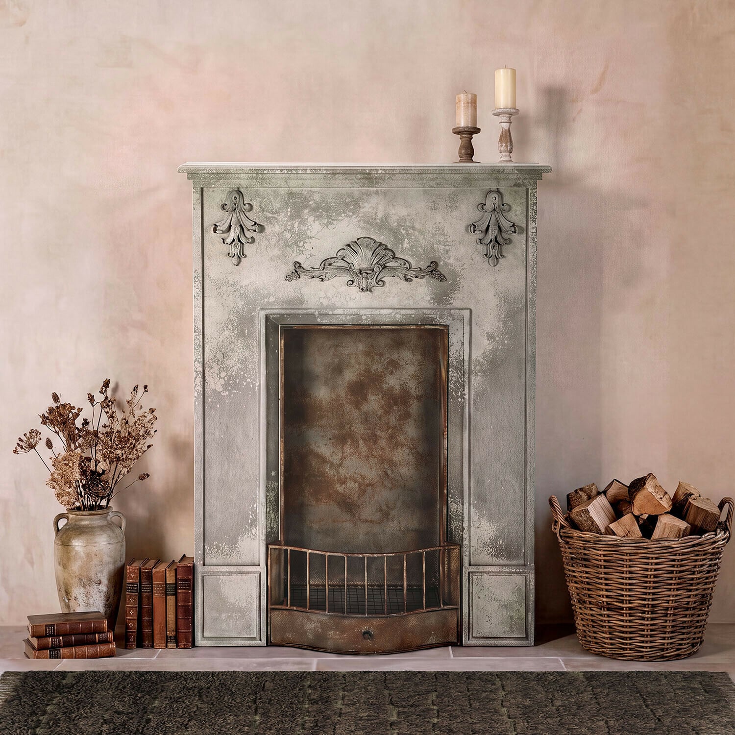 Kaminkonsolen im Landhausstil & Vintage Design