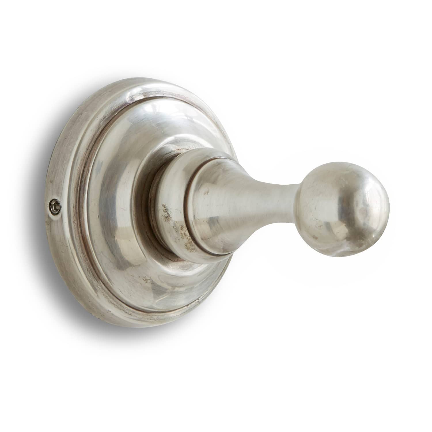 Haken Welson Wandhaken aus Metall in Silber zum Aufhängen von Kleidung und Accessoires