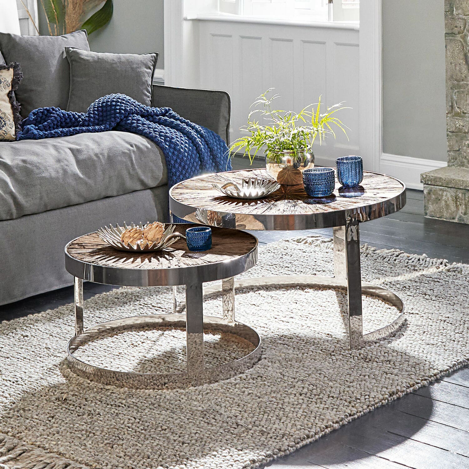 Lot de 2 tables basses Houghton Lot de 2 tables basses Houghton
