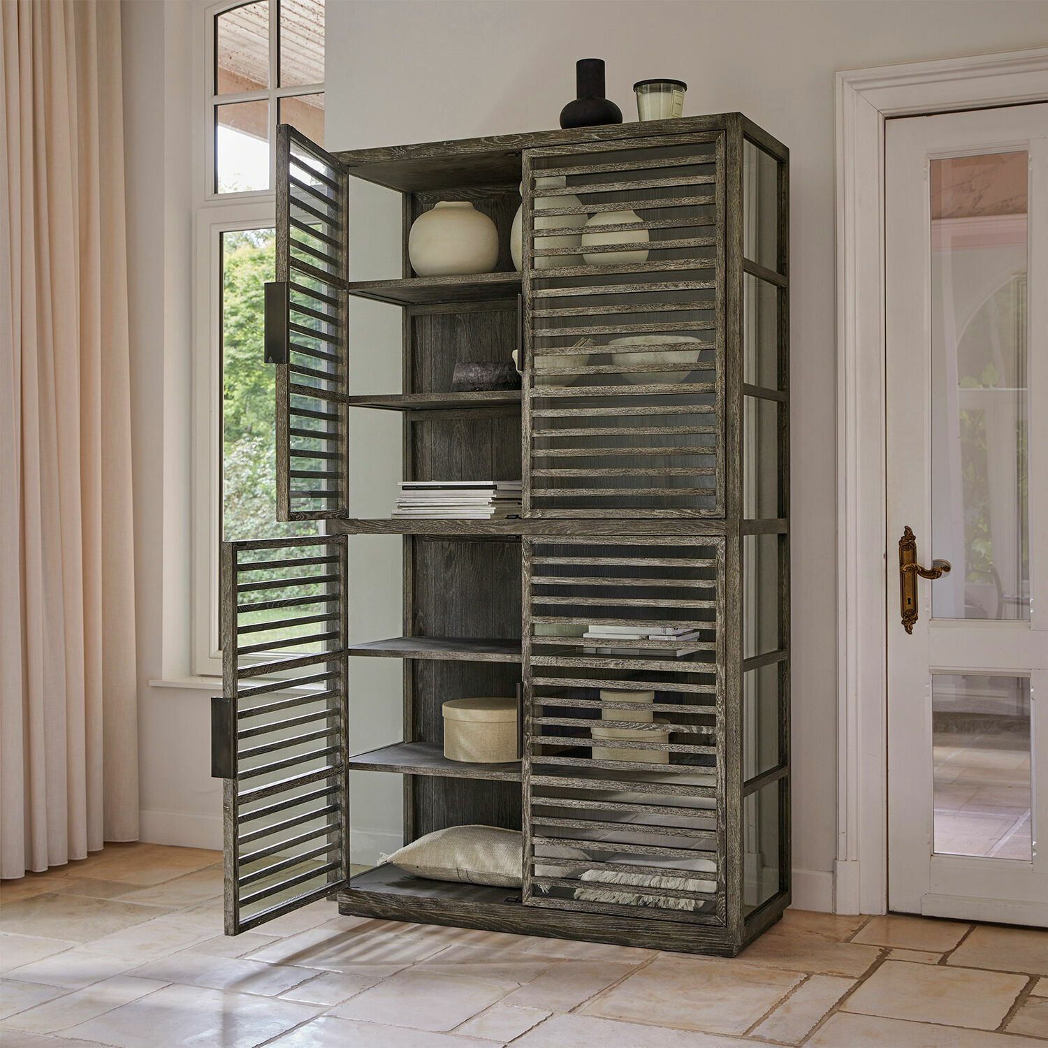 Armario Trowbridge |  marrón |  Alto/Ancho/P aprox. 212.5/120/48 cm