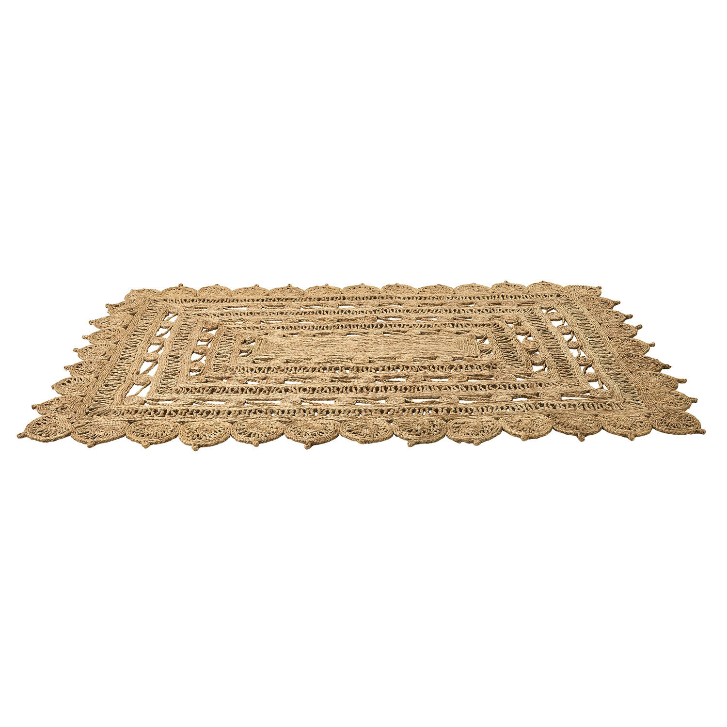 Alfombra Livadia | beige | Alto/Ancho/Ø aprox. 140/200/120 cm Alfombra Livadia | beige | Alto/Ancho/Ø aprox. 140/200/120 cm