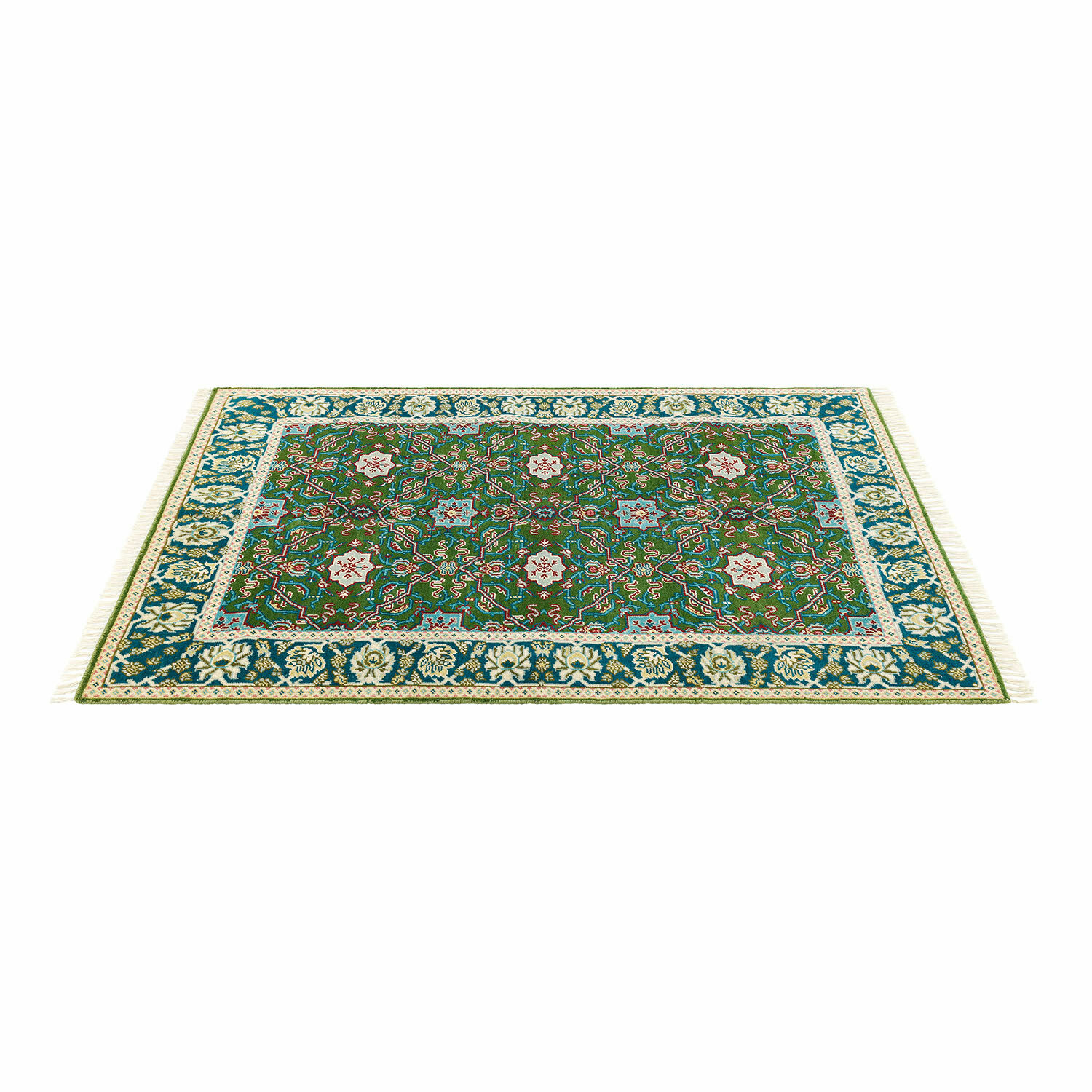 Alfombra Vadalla |  verde |  Alto/Ancho aprox. 140/200 cm
