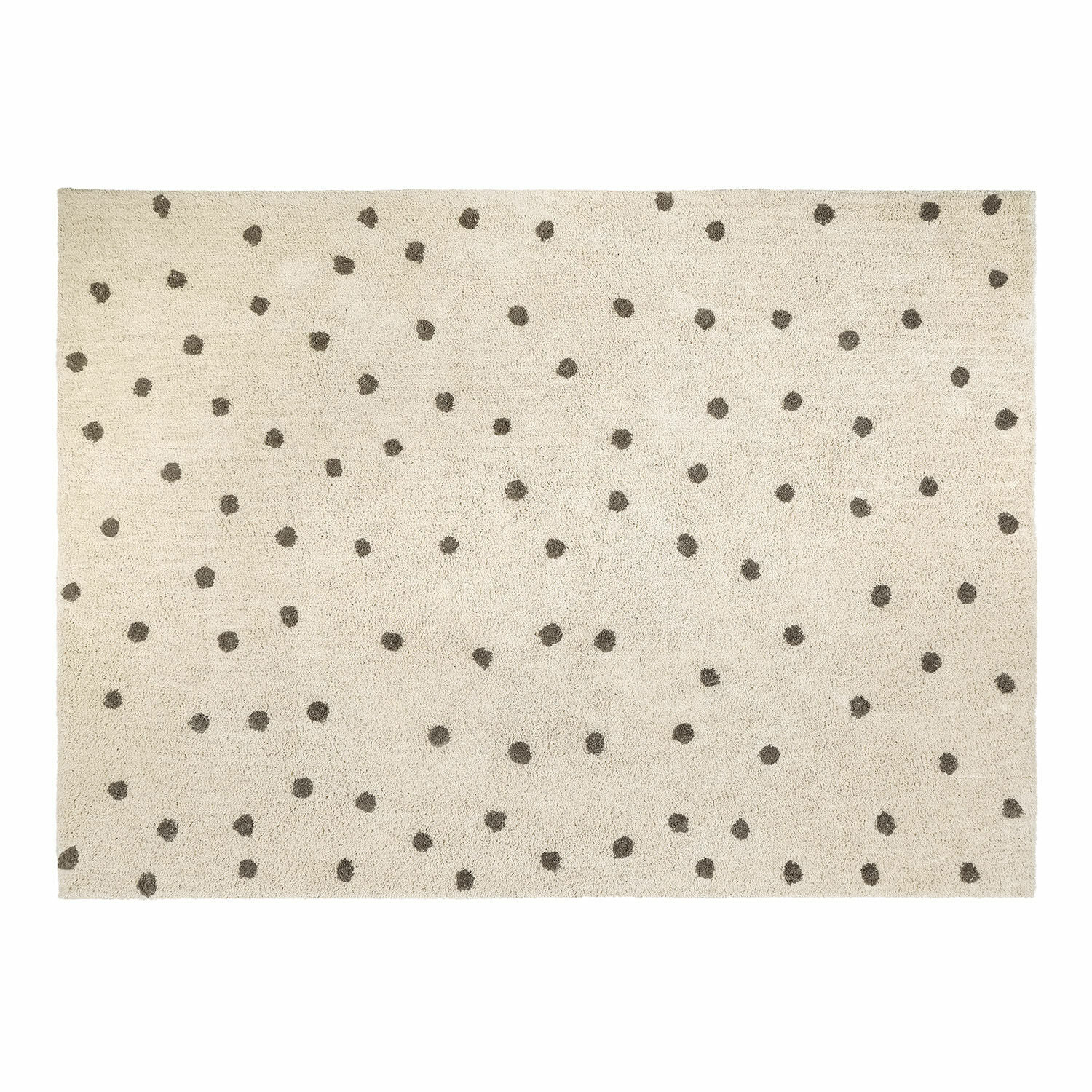 Alfombra Thivalie |  crema/marrón |  Alto/Ancho aprox. 140/200 cm
