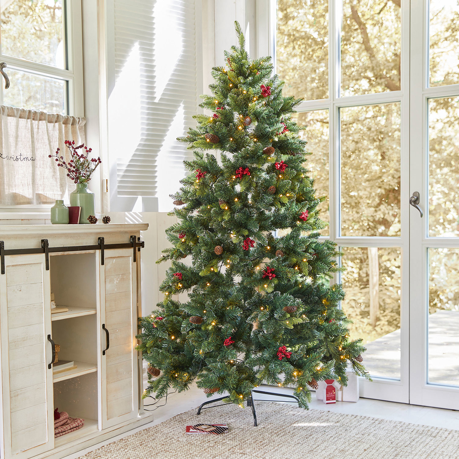 Árbol de Navidad Bindley | verde | Alto/Ø aprox. 180/116 cm Árbol de Navidad Bindley | verde | Alto/Ø aprox. 180/116 cm
