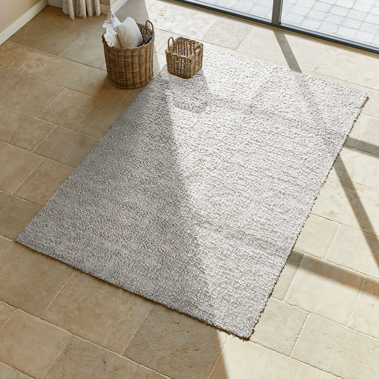 Alfombra Wodaha |  gris claro |  Alto/Ancho aprox. 170/240 cm
