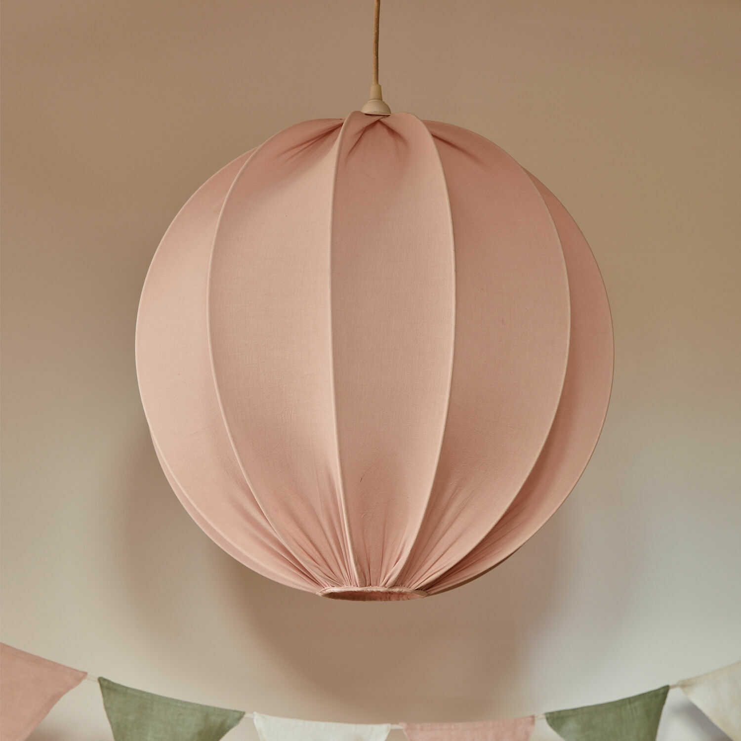 Lámpara colgante Lisonne | rosa | Alto/Ø aprox. 50/50 cm Lámpara colgante Lisonne | rosa | Alto/Ø aprox. 50/50 cm