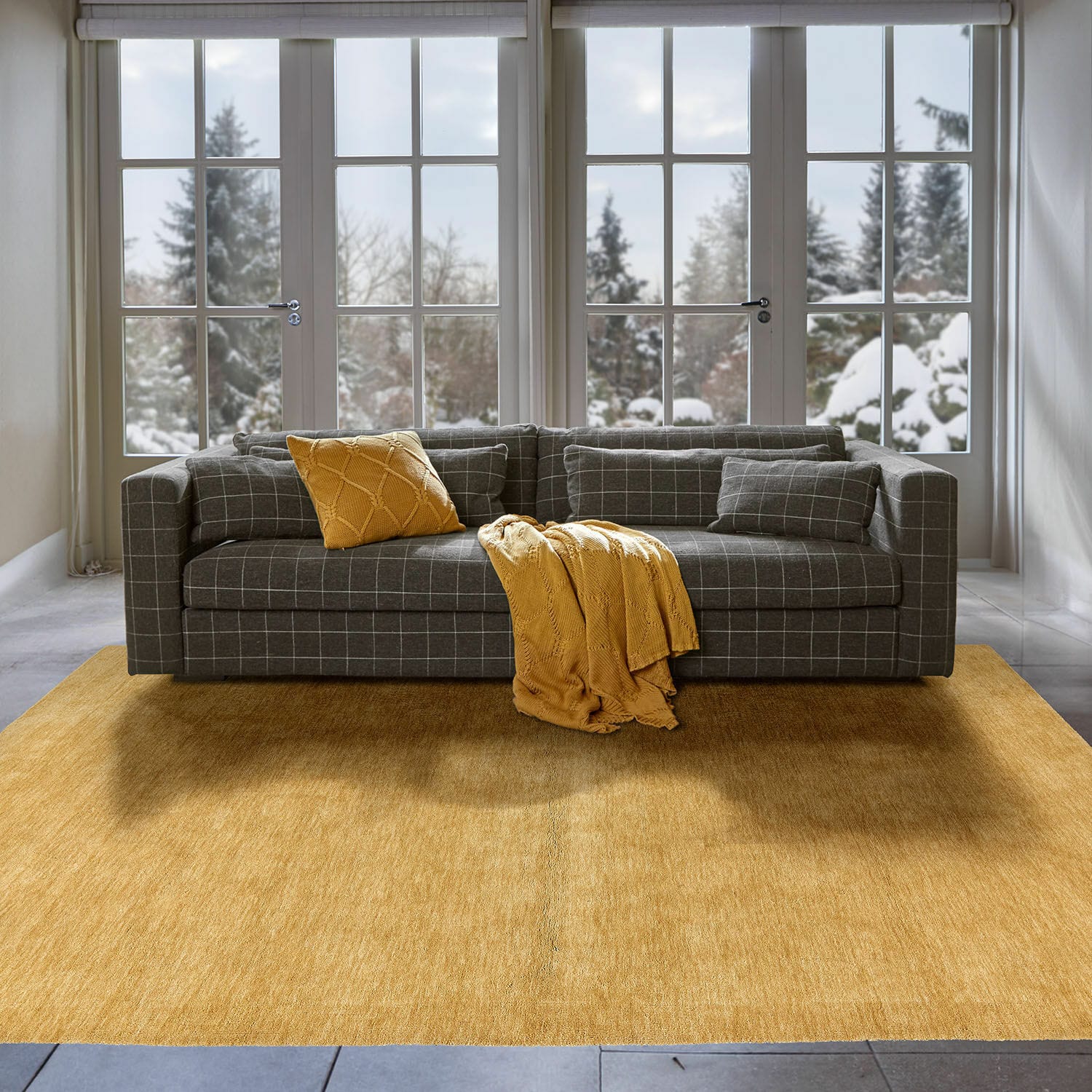 Alfombra Cresil | amarillo | Alto/Ancho aprox. 170/240 cm Alfombra Cresil | amarillo | Alto/Ancho aprox. 170/240 cm