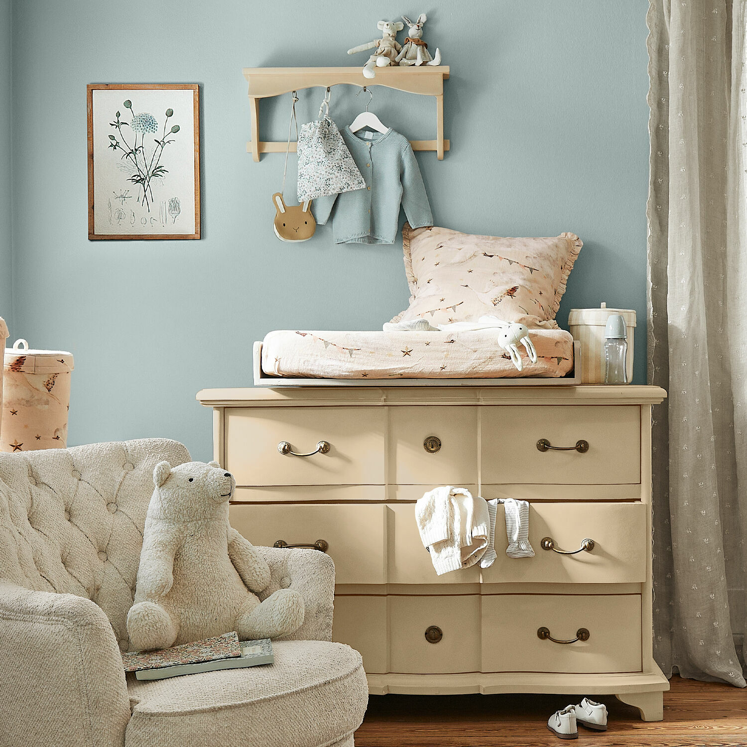 Cambiador Aiguillon |  beige |  Alto/Ancho/P aprox. 15/67/80 cm