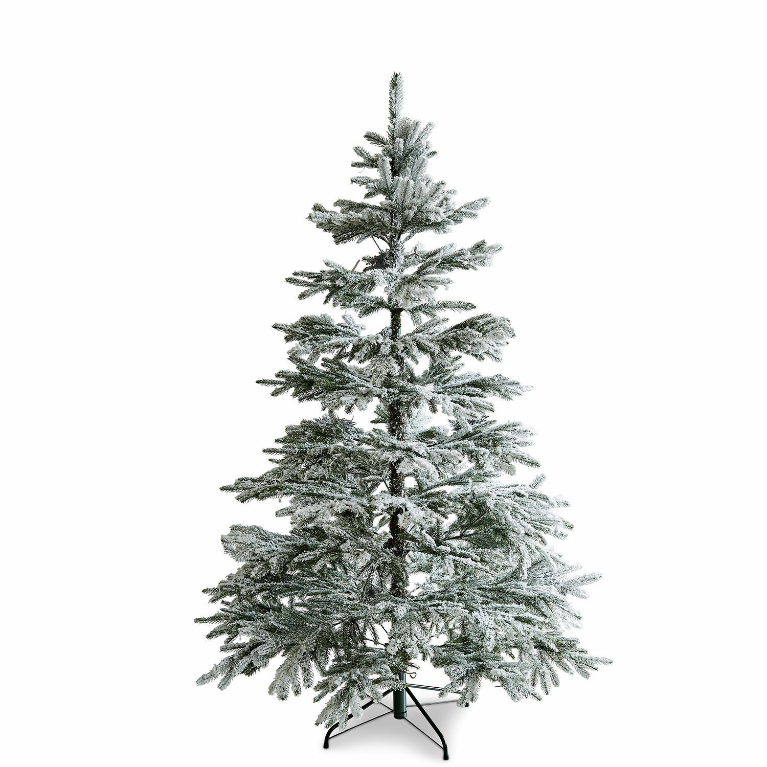 Árbol de Navidad Lokossa |  verde/blanco |  Alto/Ø aprox. 180/116 cm