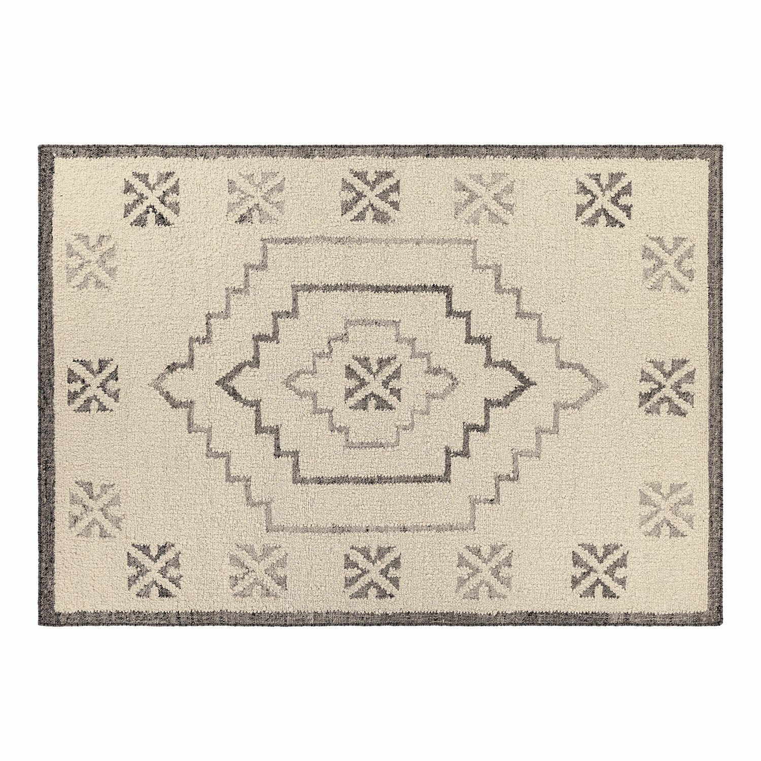 Alfombra Xerven | gris/blanco | Alto/Ancho aprox. 170/240 cm Alfombra Xerven | gris/blanco | Alto/Ancho aprox. 170/240 cm