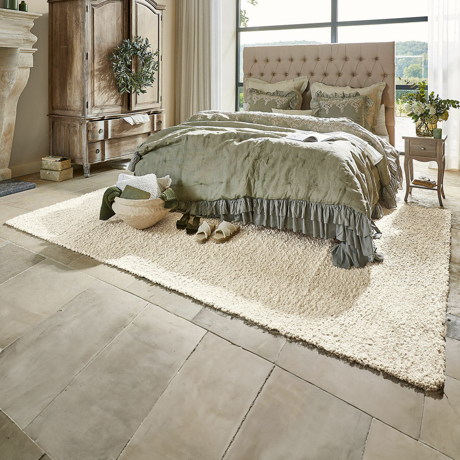 Alfombra Wodaha | crema | Alto/Ancho aprox. 140/200 cm Alfombra Wodaha | crema | Alto/Ancho aprox. 140/200 cm