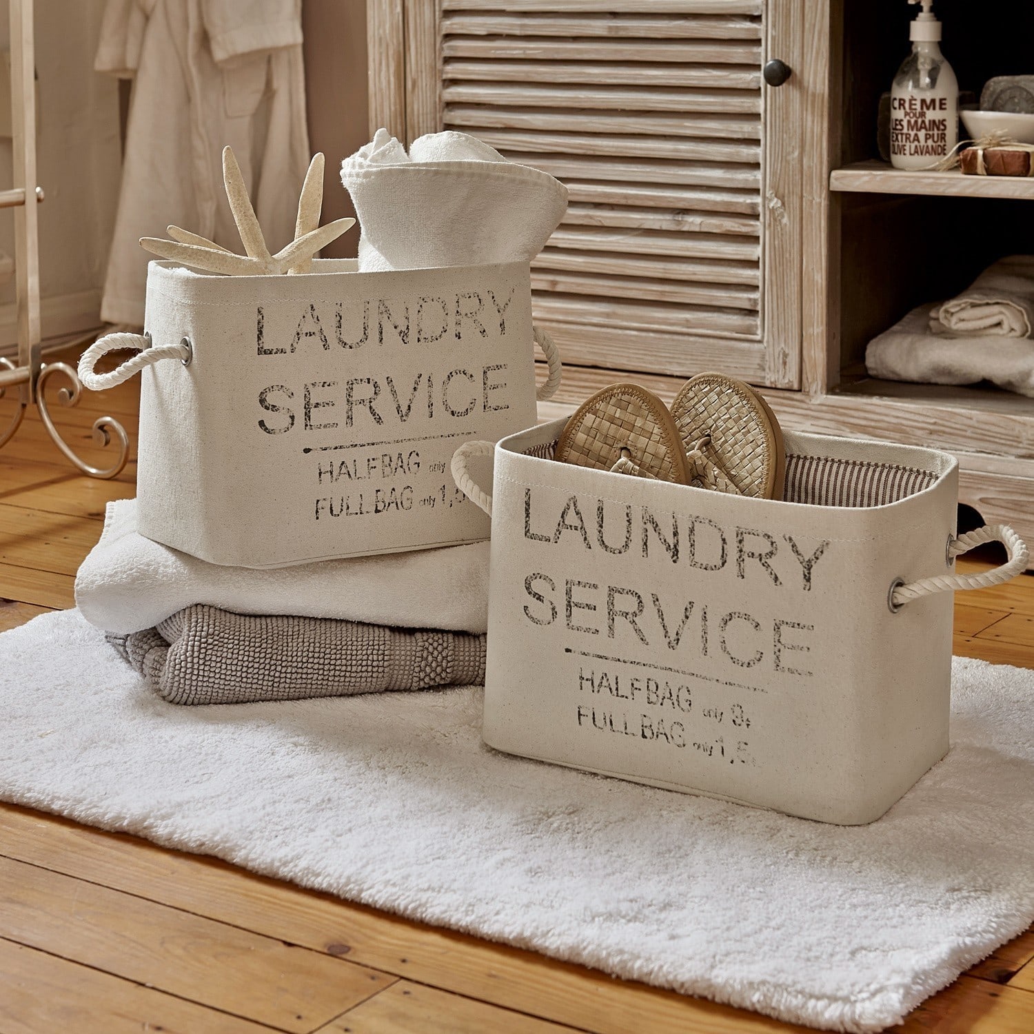 Körbe 2er Set Laundry