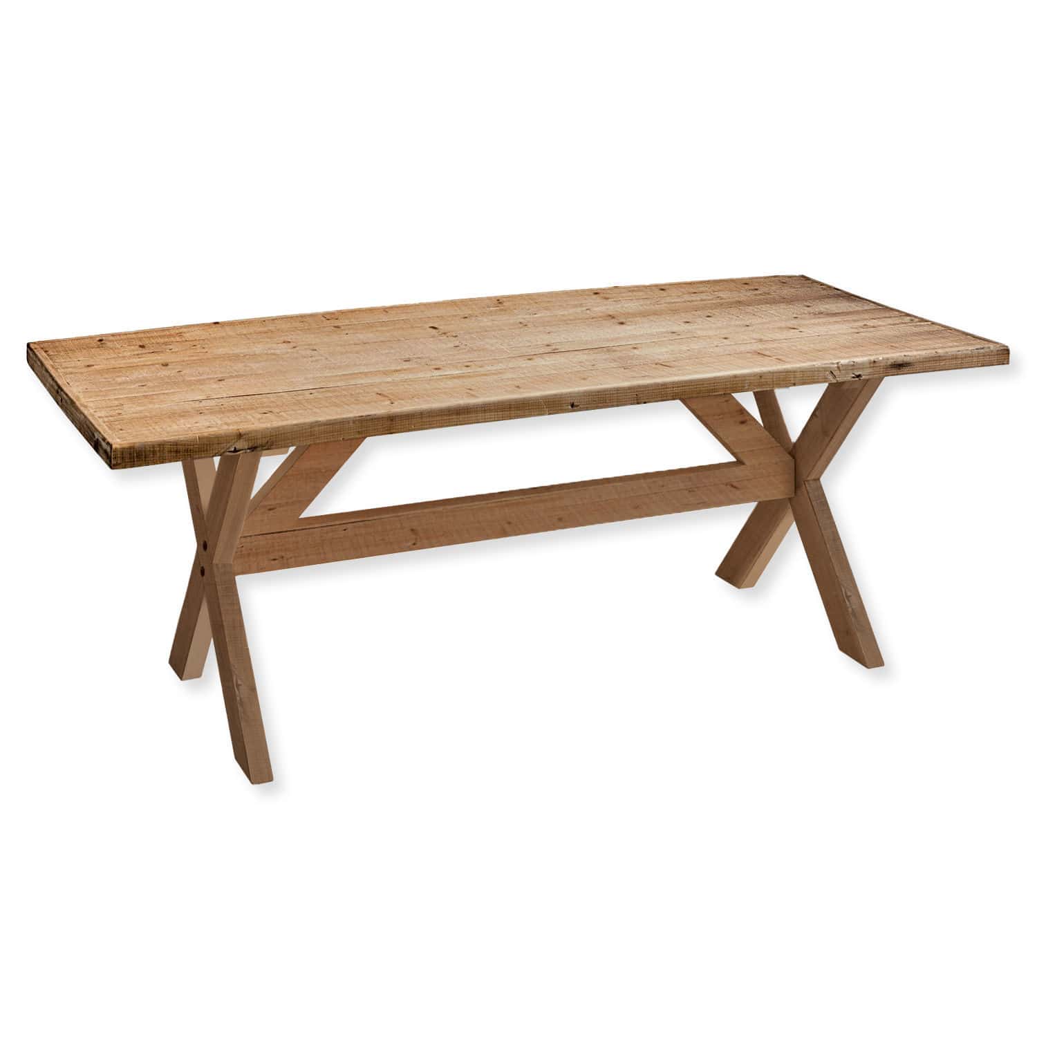 Covington Tisch aus braunem Holz mit rustikalem Design für Ess- und Wohnzimmer