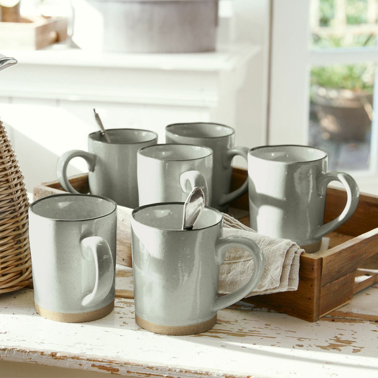 Lot de 6 tasses Biarré