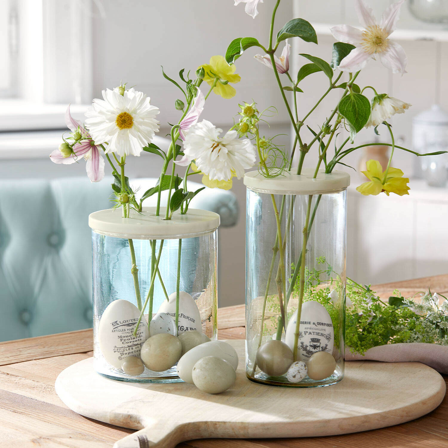 Glasdose 2er Set Rosanella