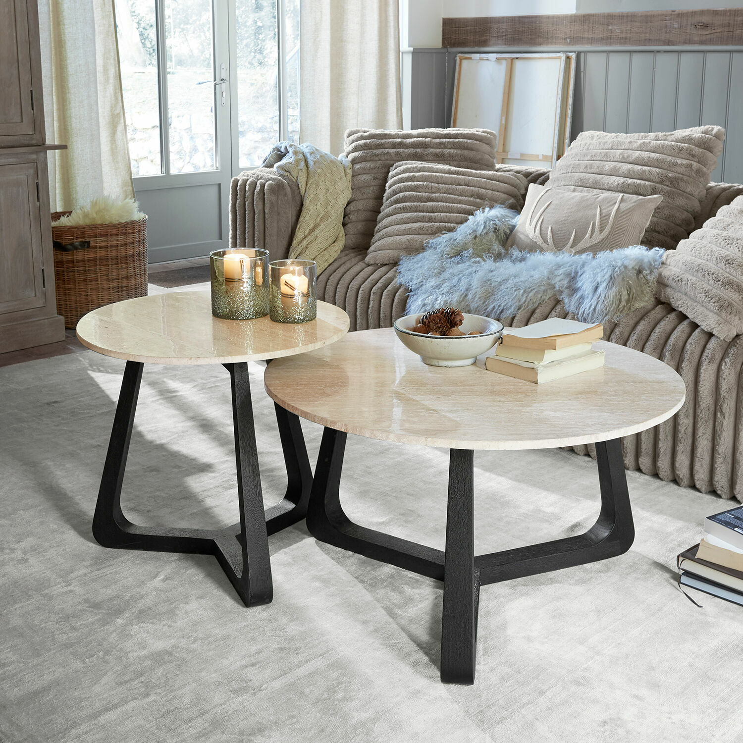 Couchtisch 2er Set Tressane