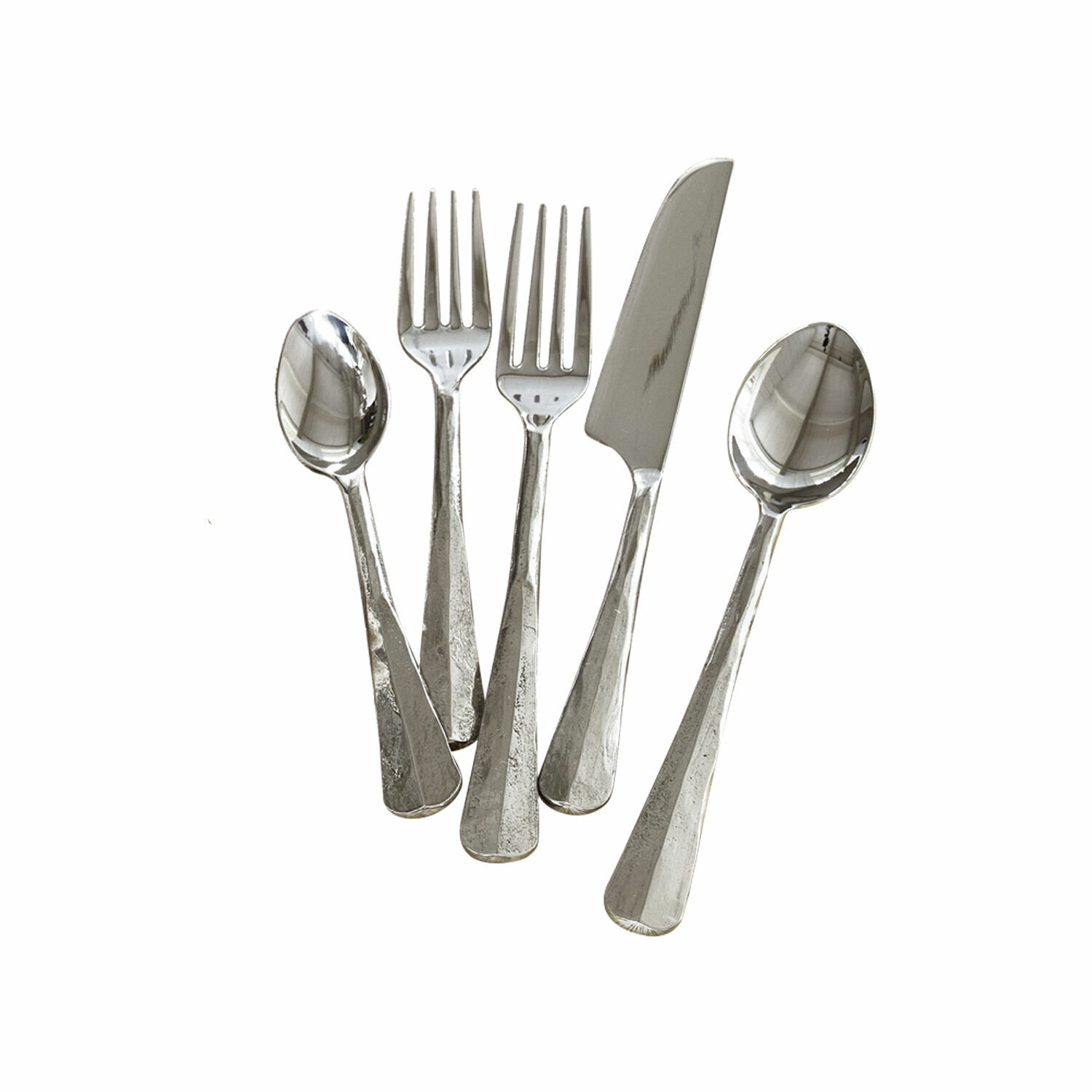 Besteck Malden Besteckset aus silbernem Edelstahl mit Löffel, Gabel und Messer für den täglichen Gebrauch