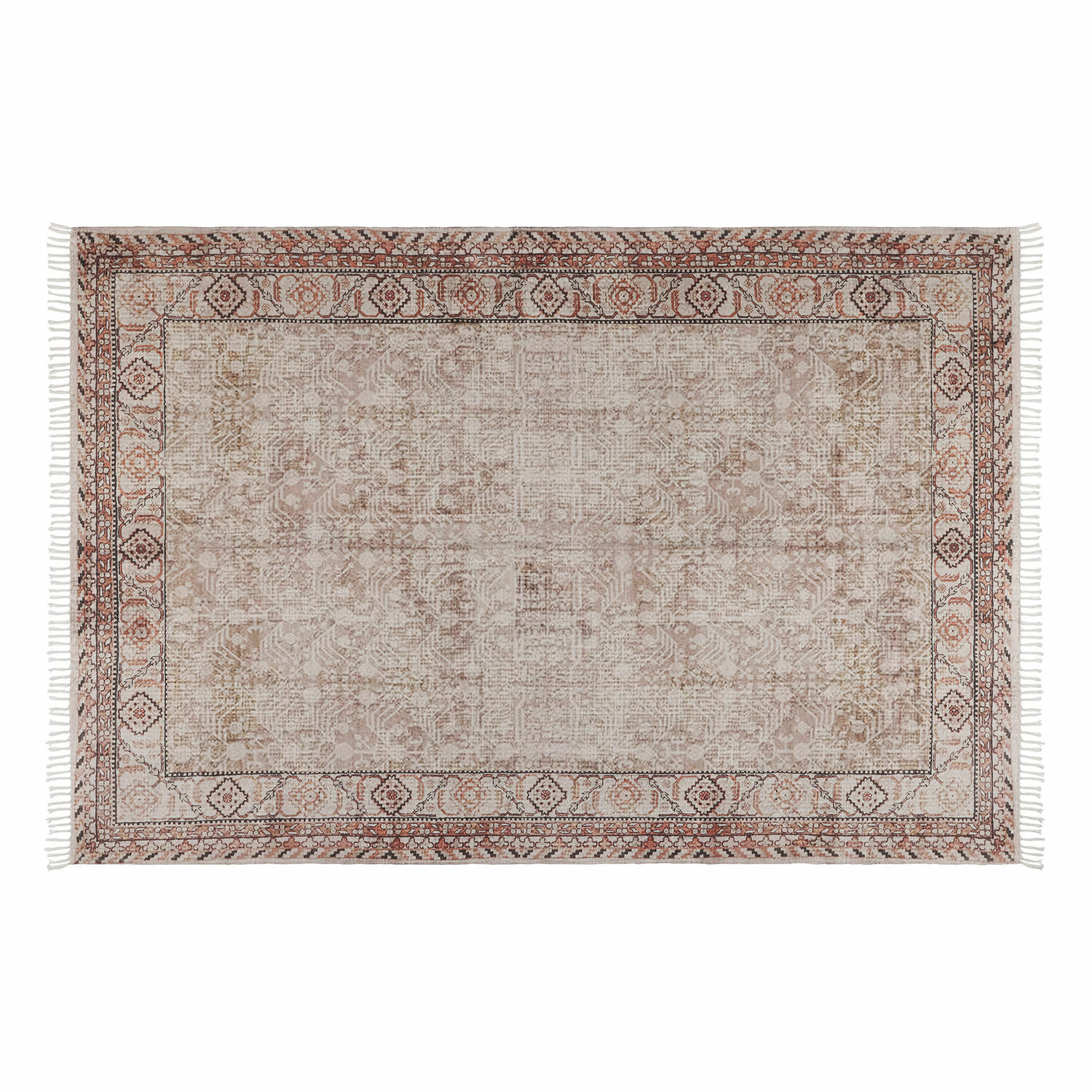 Outdoor-Teppich Bunbury in Braun-Beige mit feinem Muster, wetterfest für Terrasse und Garten