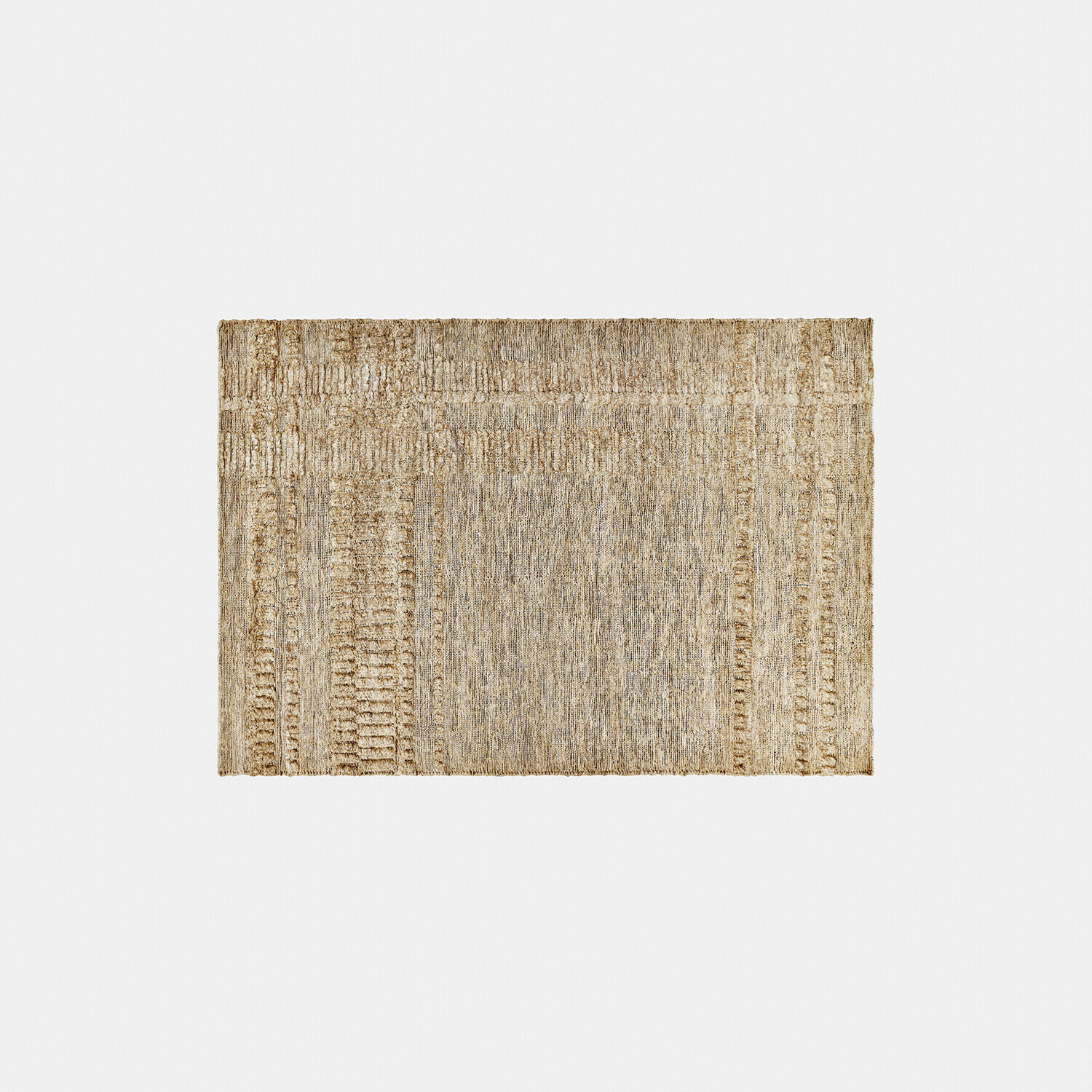Teppich Lorianza Beigefarbener Teppich mit strukturiertem Muster, weiches Material, ideal für Wohnzimmer und Dekoration