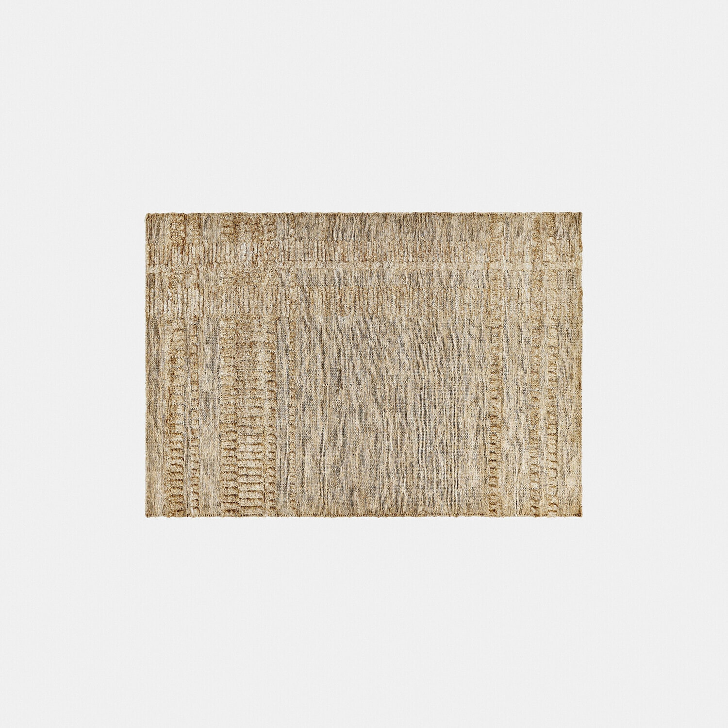 Teppich Lorianza Beigefarbener Teppich mit strukturiertem Muster, weiches Material, ideal für Wohnzimmer und Dekoration
