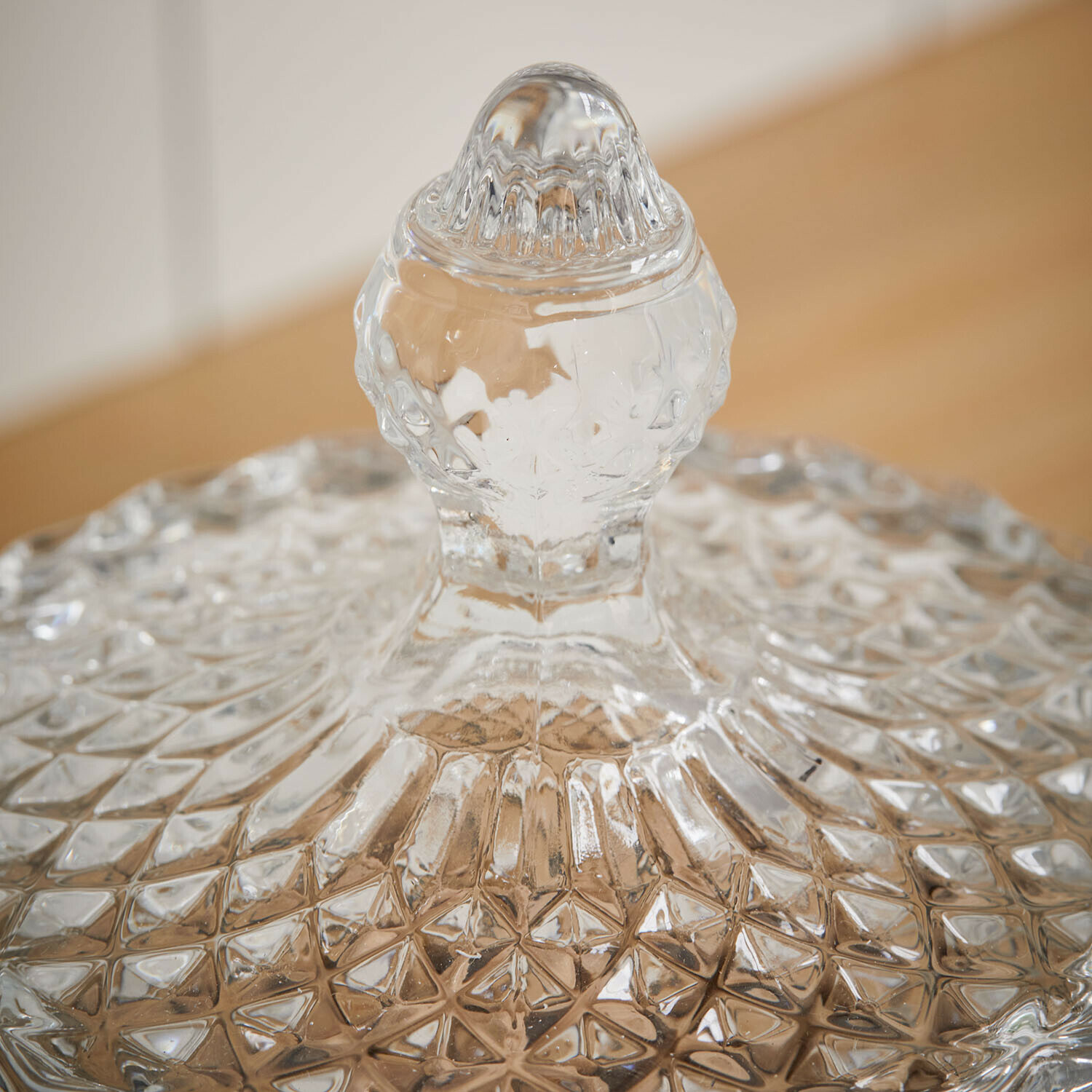 Glasdose mit Halterung Kerynna