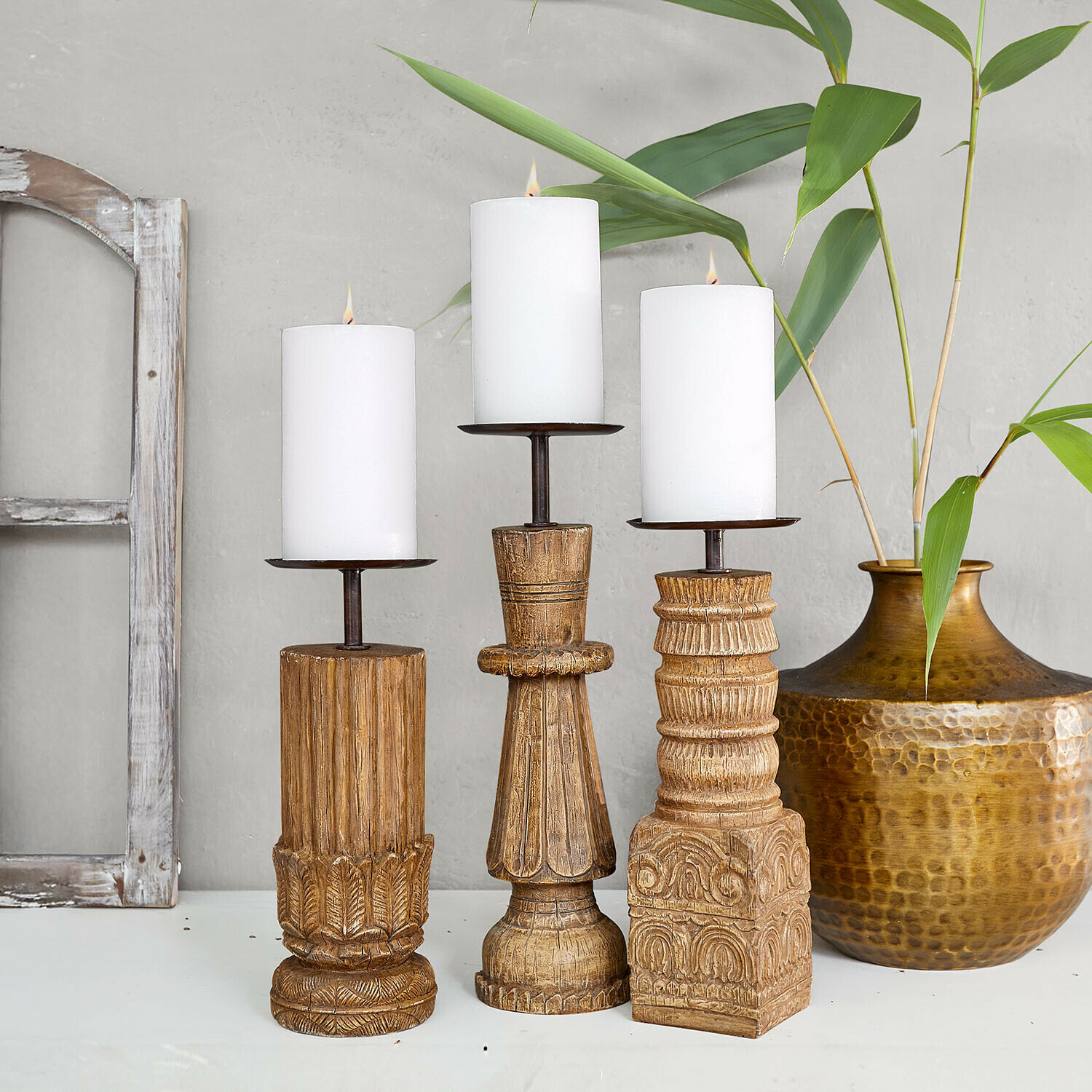 Kerzenständer 3er Set Zahirah