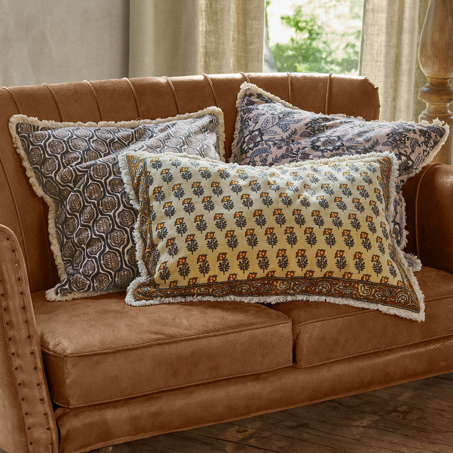 Lot de 3 housses de coussins Zandora Lot de 3 housses de coussins Zandora