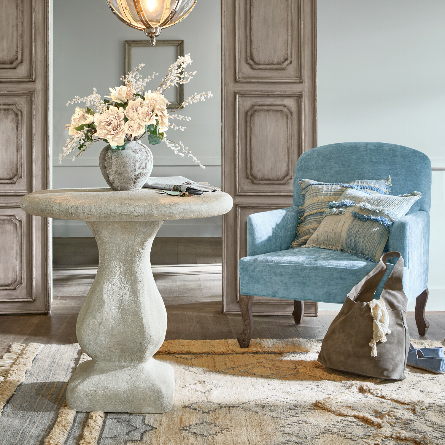 Sessel Clairmont Bleu