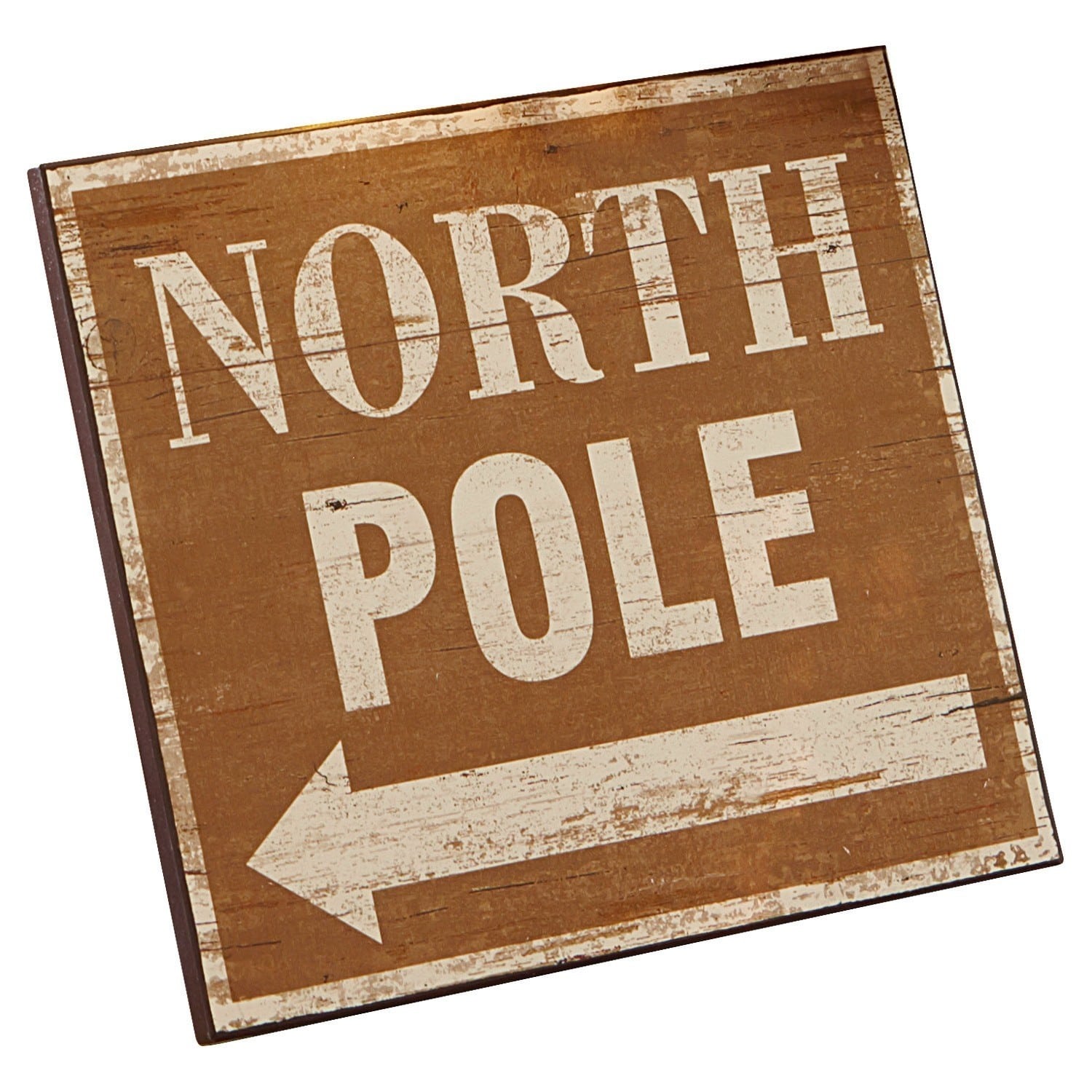 Deko-Schild North Pole