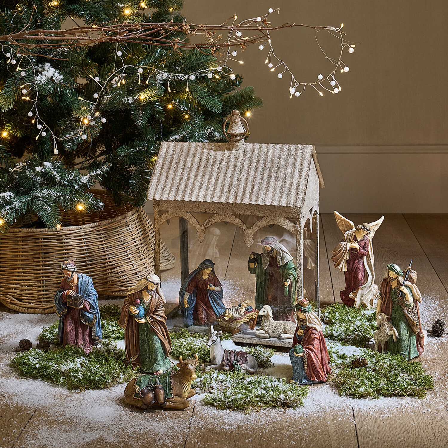 Krippenfiguren 11er Set Christi