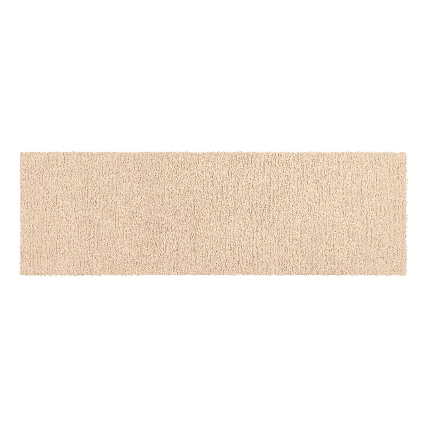 Läufer Kaleema Beiger rechteckiger Teppich aus weichem Material, ideal für Wohnräume