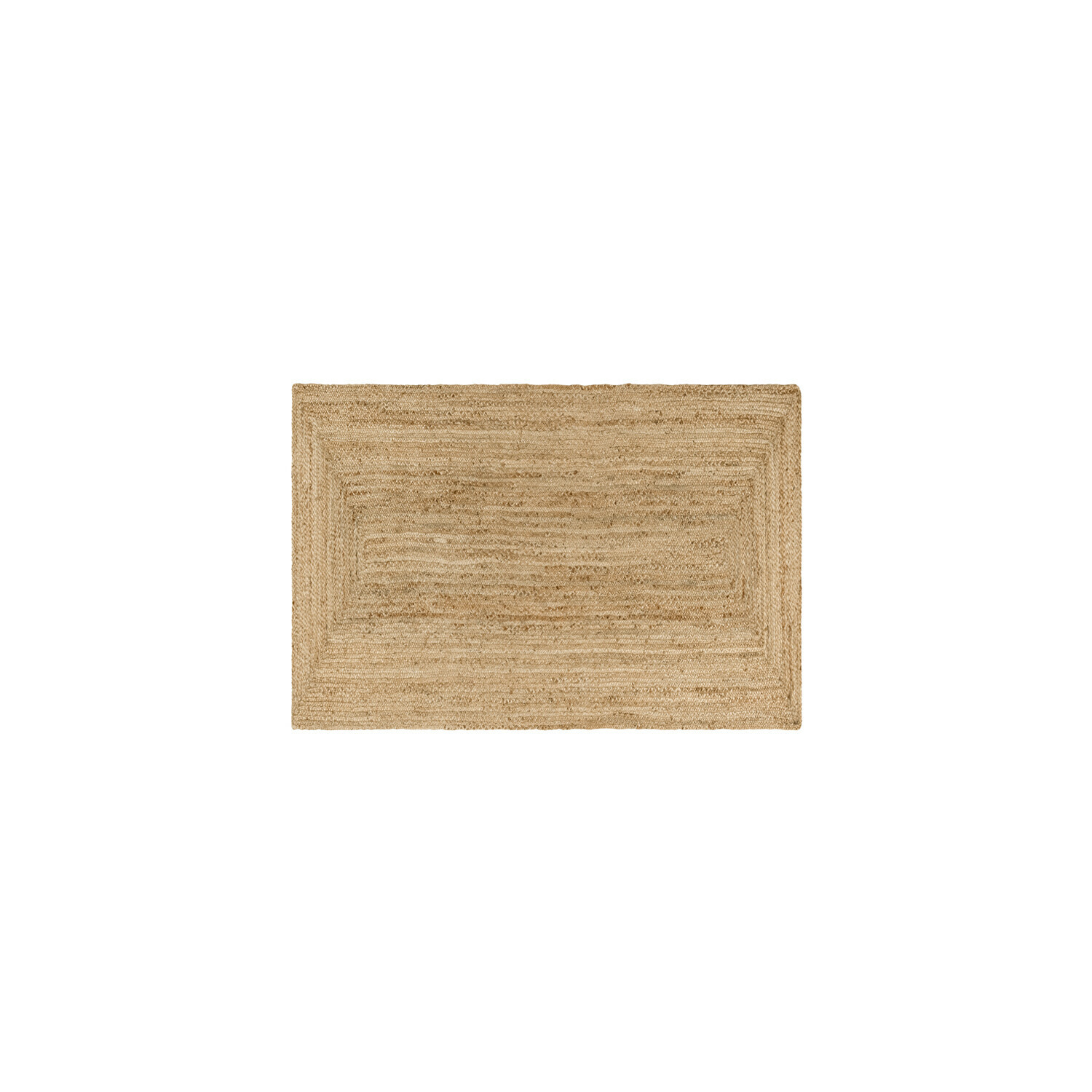 Läufer Révalaine Rechteckiger Teppich aus natürlicher Jute in Beige, ideal für Wohnräume und Böden