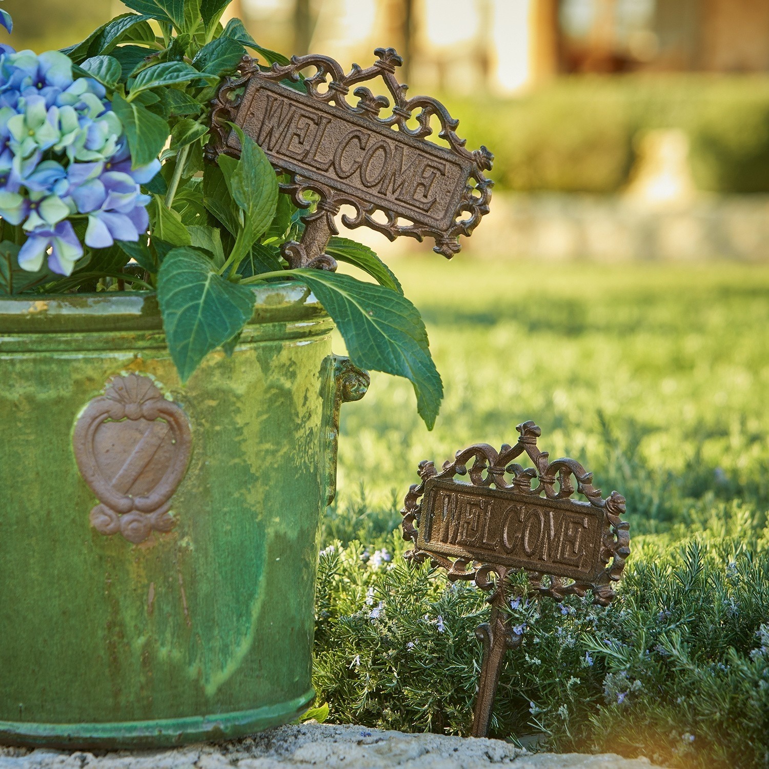 Garten-Ornament 2er Set Basseux