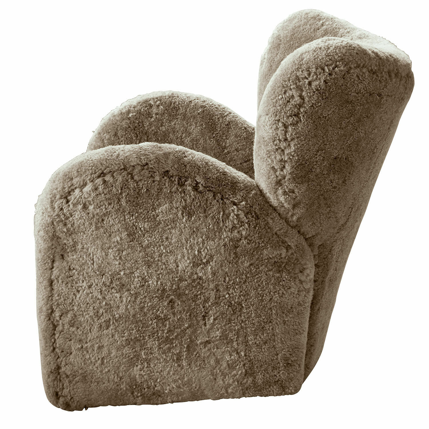 Weiche beige Plüschhandschuhe zum Schutz der Hände, ideal für Winter und kalte Tage