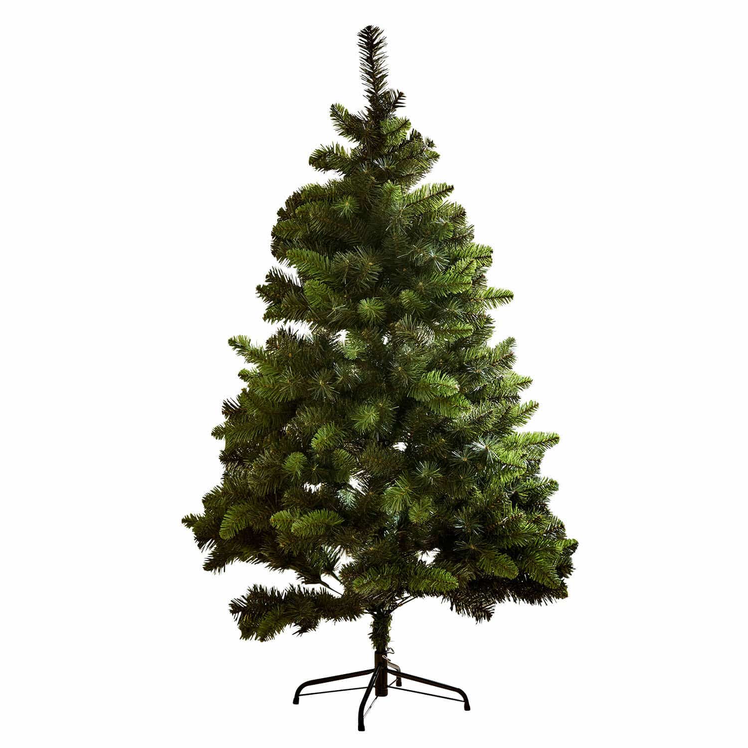 Weihnachtsbaum Svalberg Künstlicher Weihnachtsbaum mit grünen Nadeln auf Metallständer, festliche Dekoration