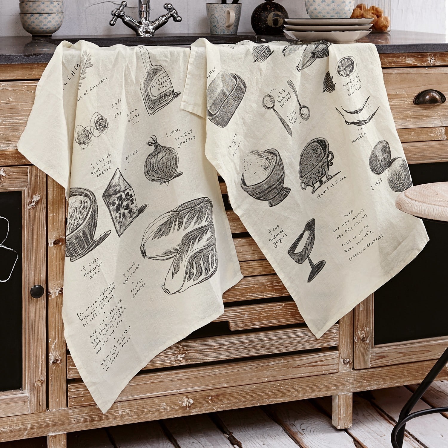 Geschirrtuch 2er Set Daily Recipe