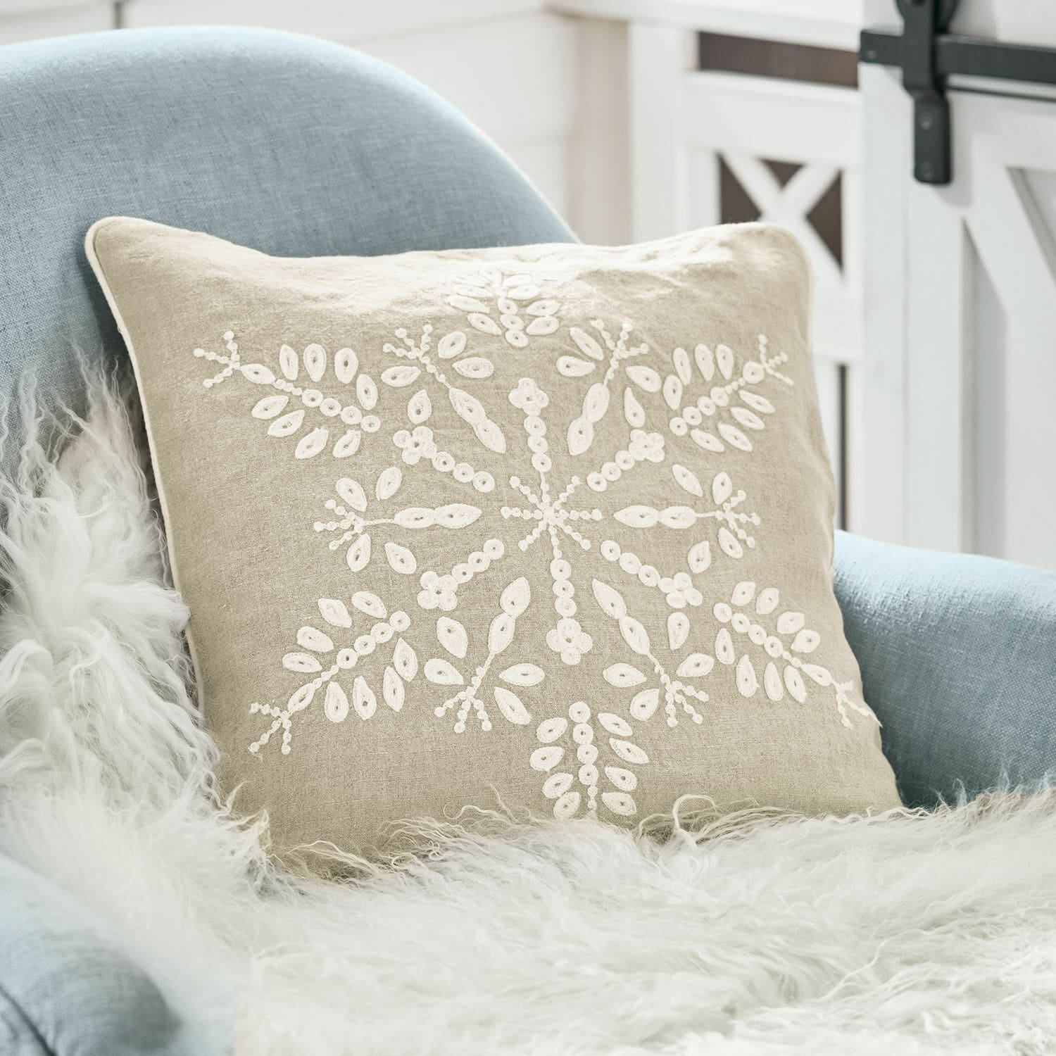 Kissenhülle Snowflake