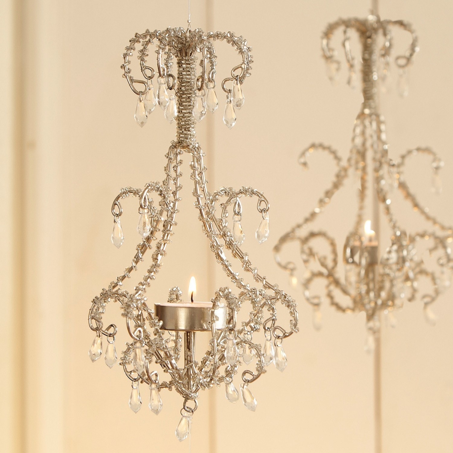 Teelichthalter 2er Set Lustre