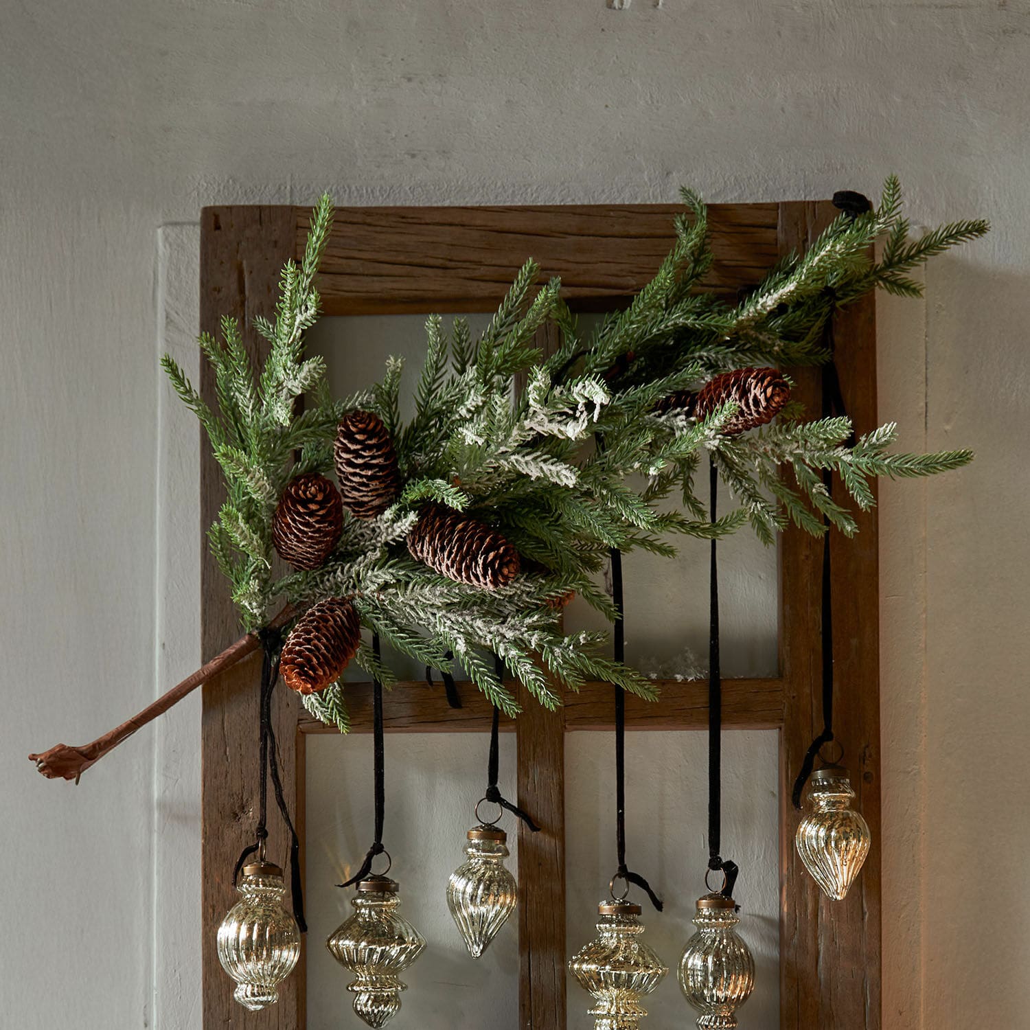 Deko-Zweig 2er Set Pine