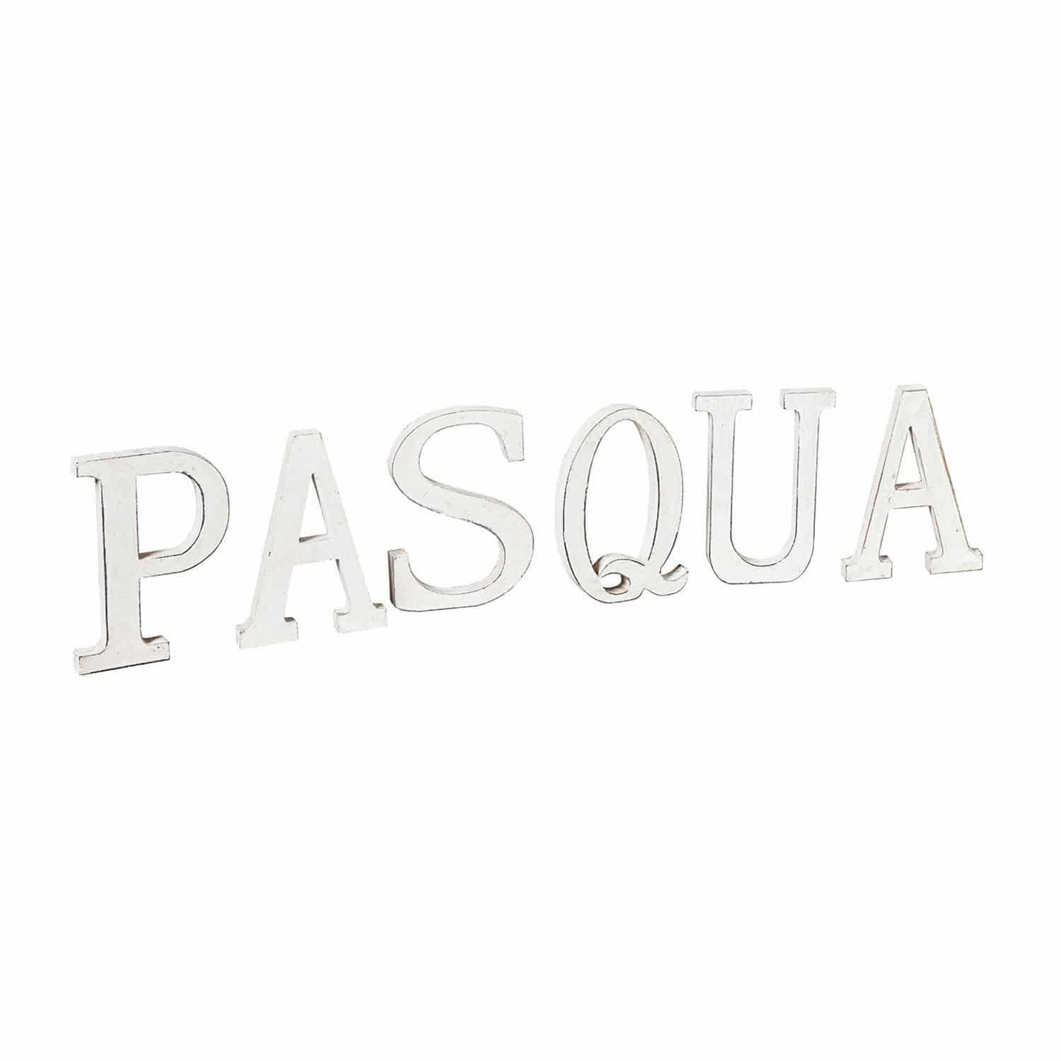 Deko-Buchstaben PASQUA