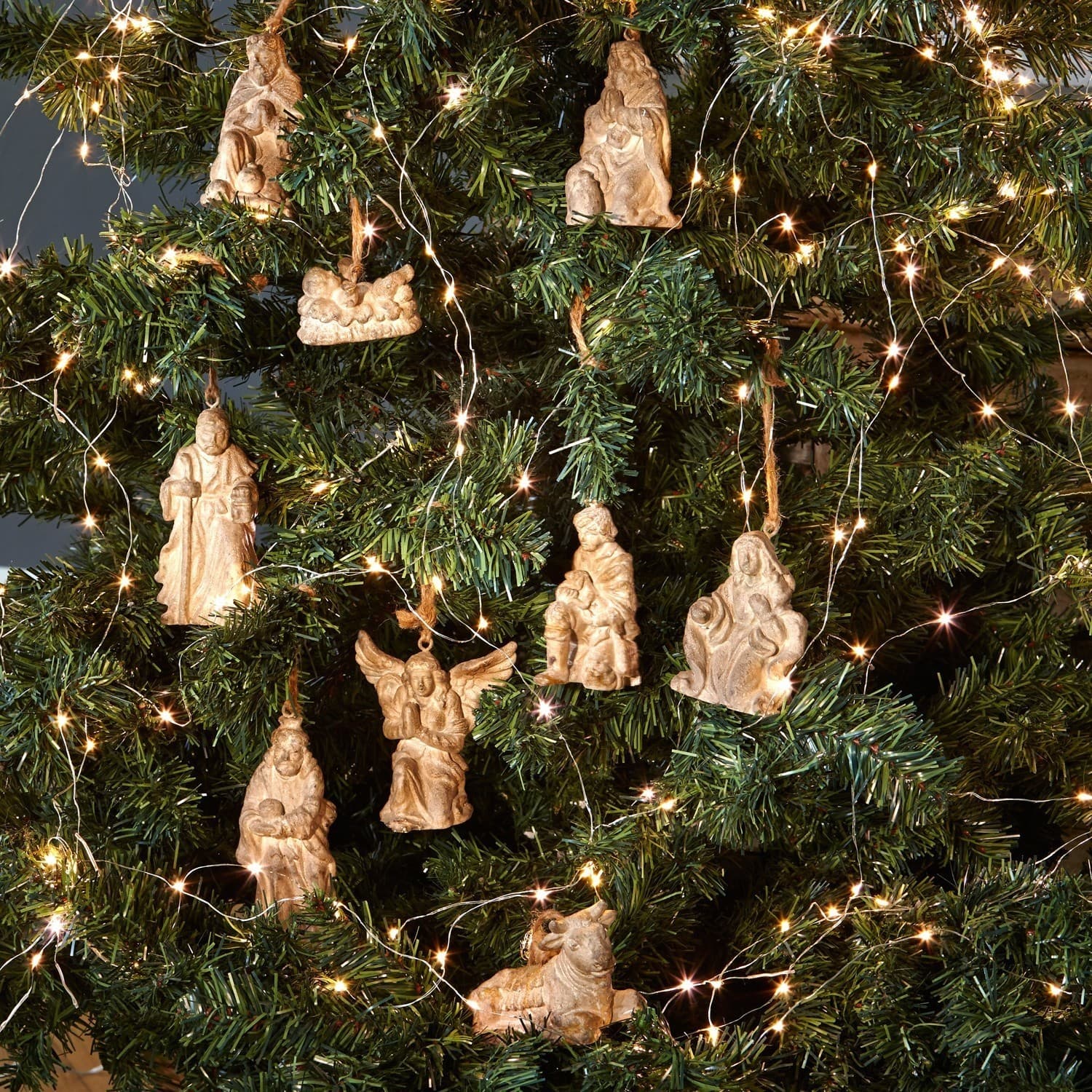 Krippenfiguren 10er Set Holy Family