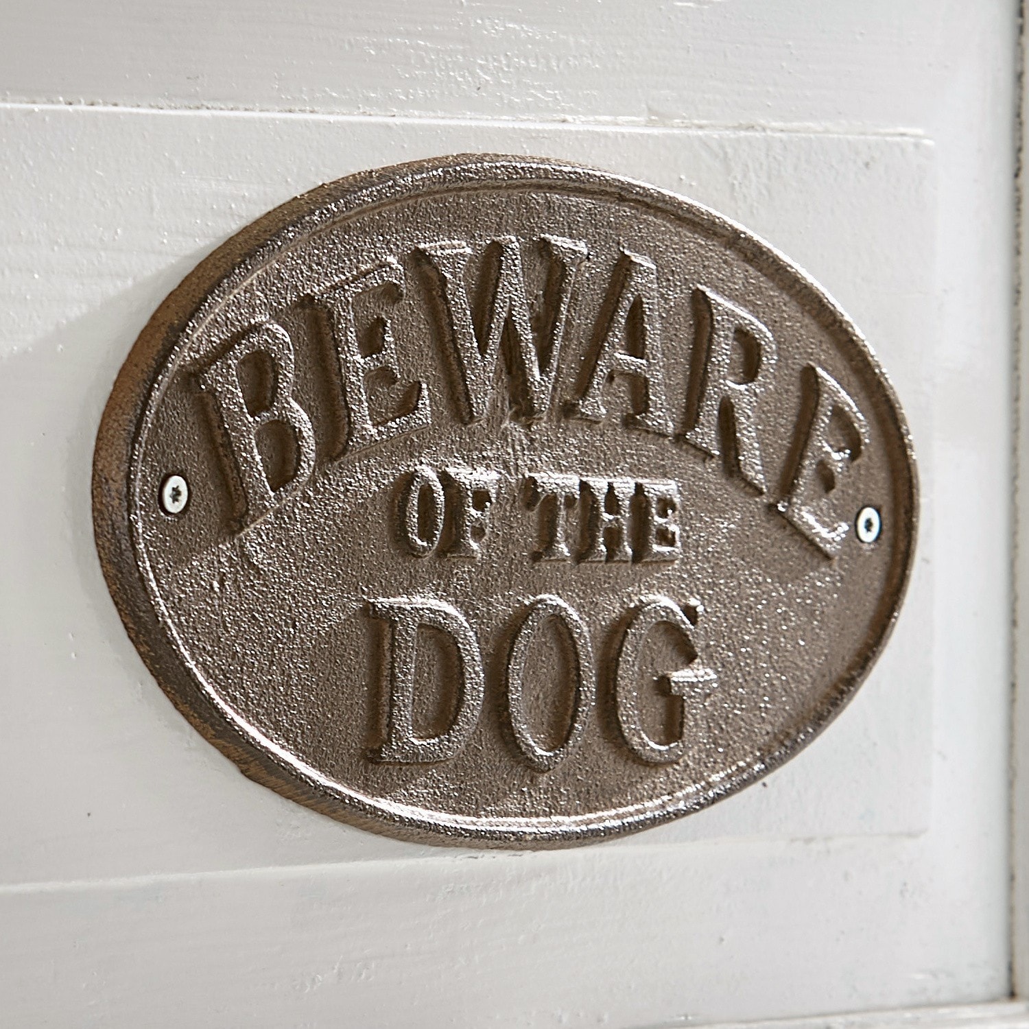 Schild 2er Set Beware