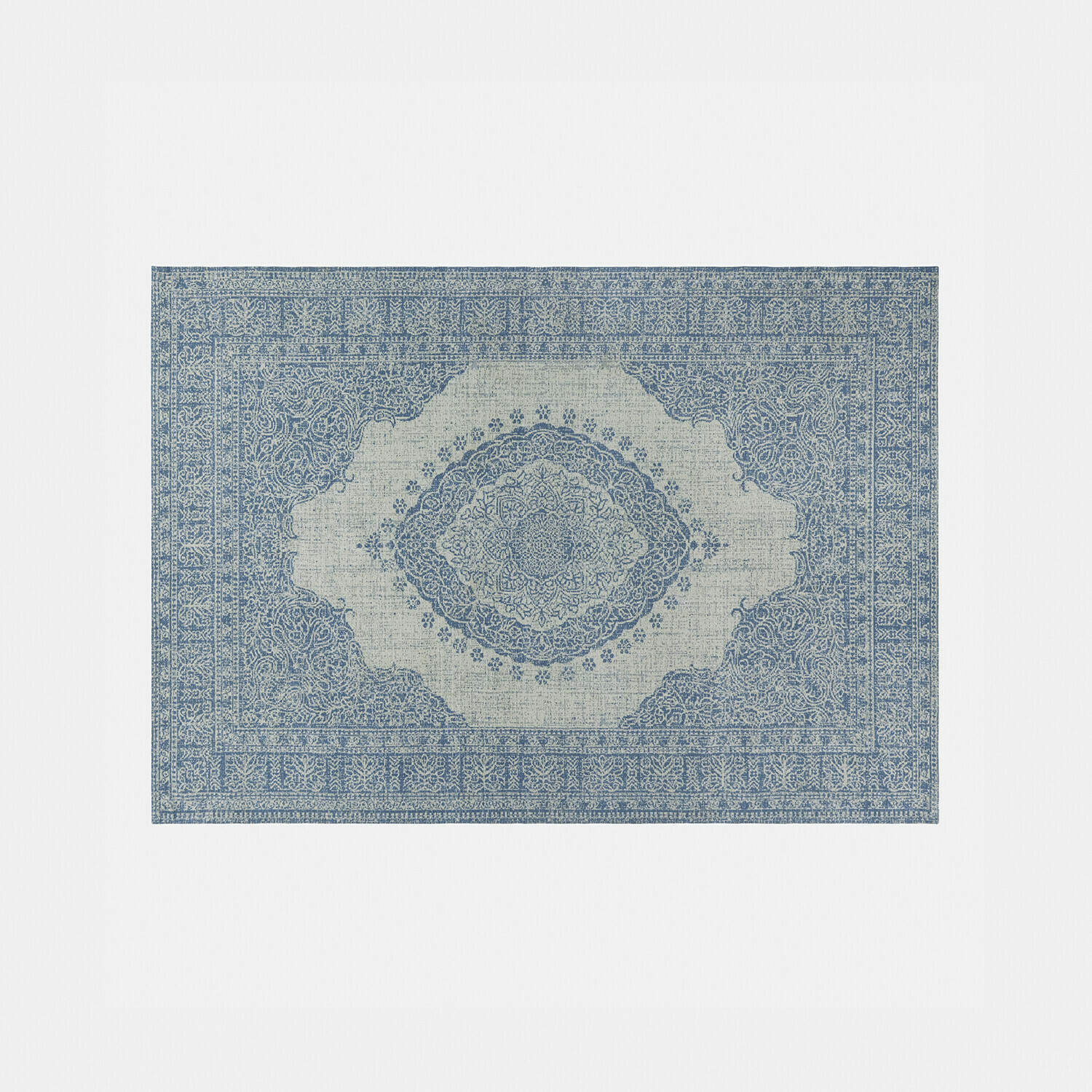 Teppich Valecrest Orientalischer Teppich mit blau-grauem Muster, dekorativ und stilvoll für Wohnzimmer