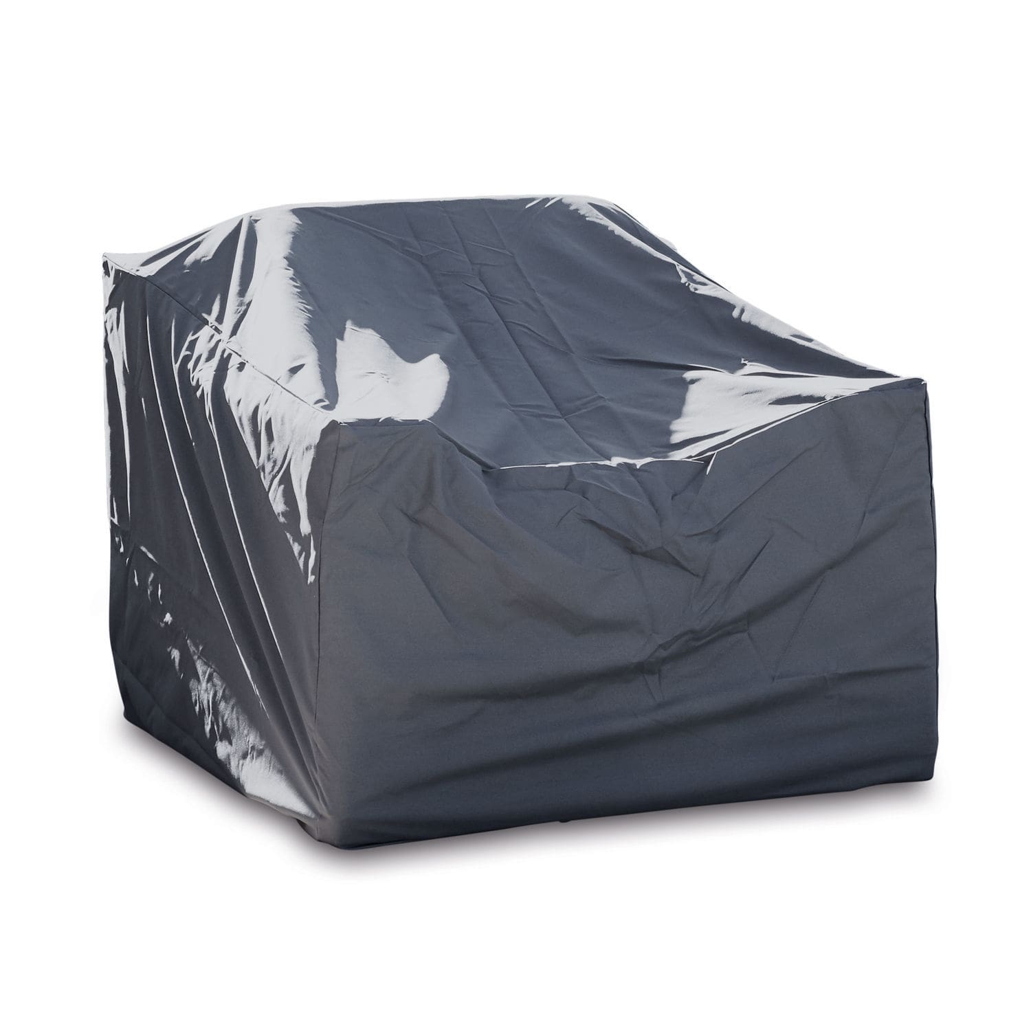Schutzhülle für Gartenmöbel aus wasserabweisendem dunkelgrauem Material, Outdoor-Schutz