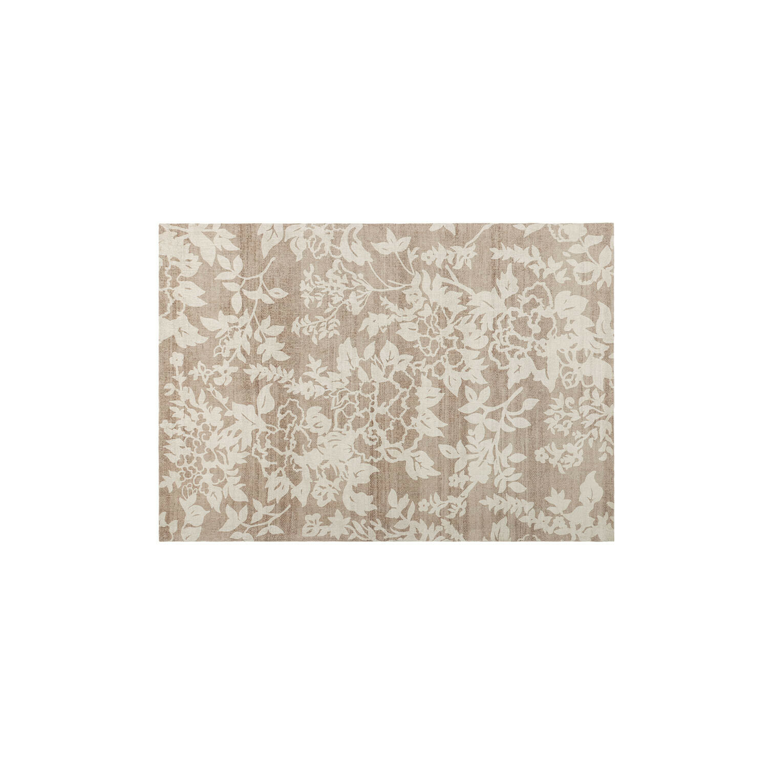 Teppich Casamira Beiger Teppich mit hellem Blumenmuster, weiches Material, Wohnraumdekoration