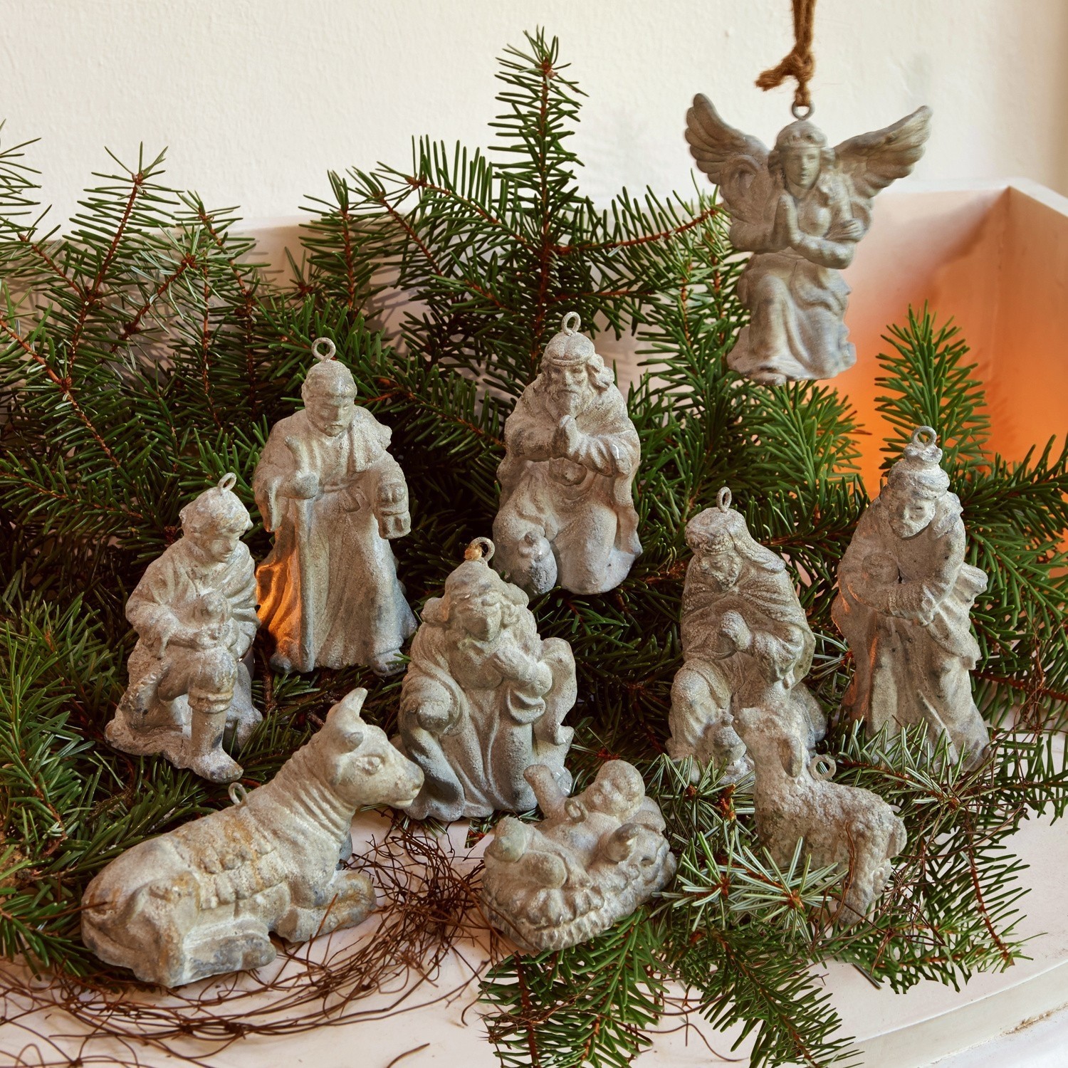 Krippenfiguren 10er Set Holy Family
