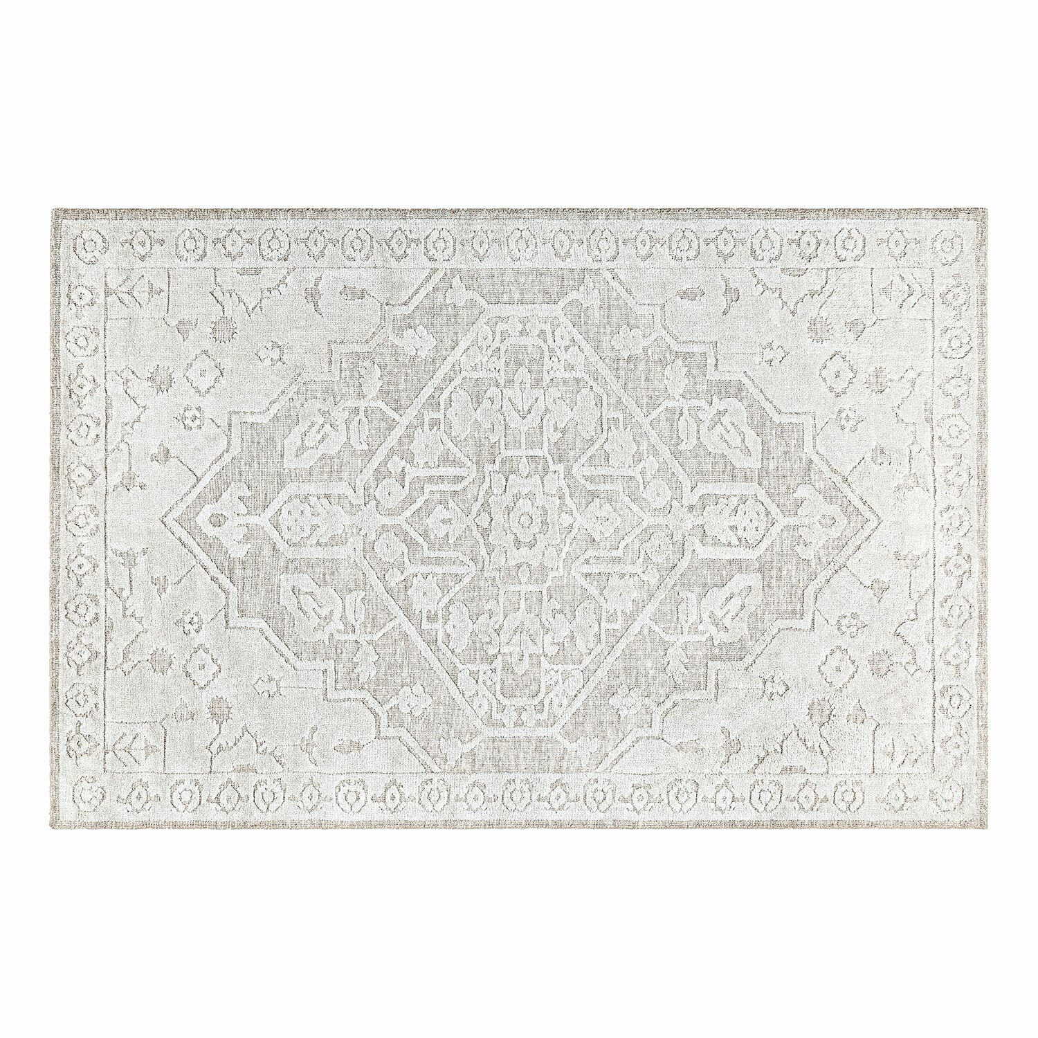 Teppich Armidale Vintage Teppich mit Muster in Beige-Creme-Tönen, weiches Material, Wohnraumdekoration