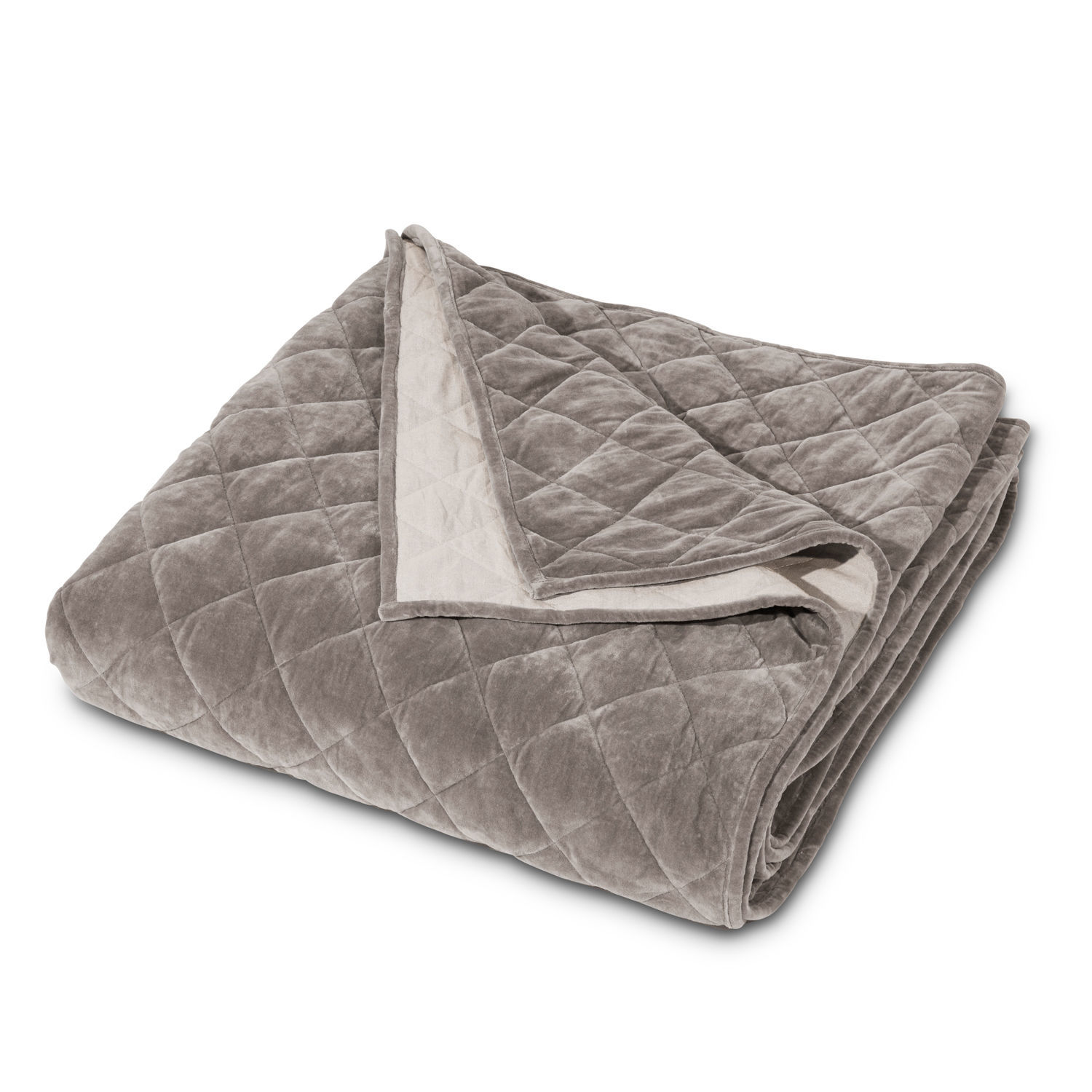 braun Braune, gesteppte Decke aus weichem Material, ideal zur Dekoration und zum Wärmen