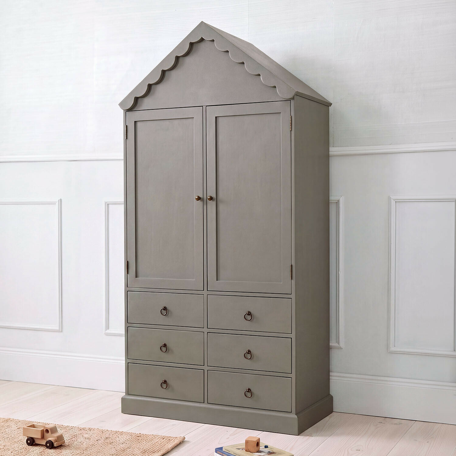 Kinderkleiderschrank Birkasa Kinderkleiderschrank Birkasa